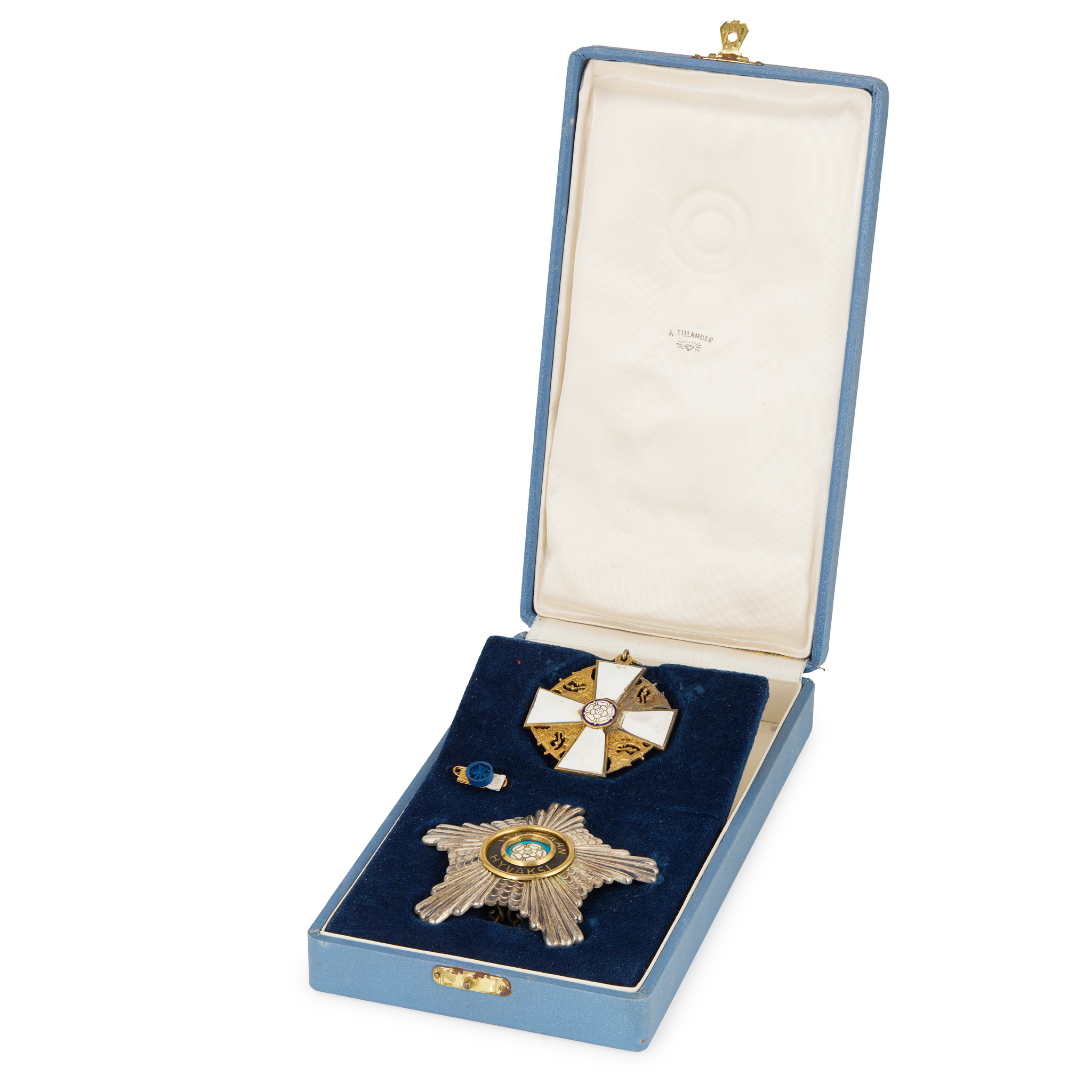 FINLAND – A CASED COMMANDER FIRST CLASS OF THE ORDER OF THE WHITE ROSE OF FINLAND