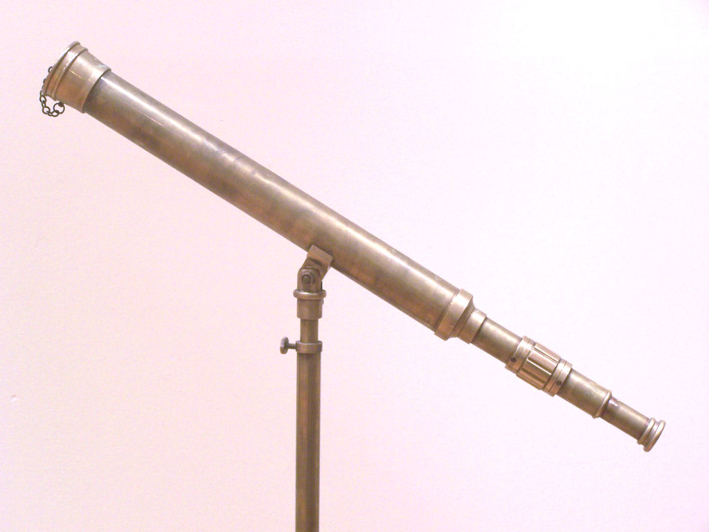 An all-brass refractor telescope, circa 1900