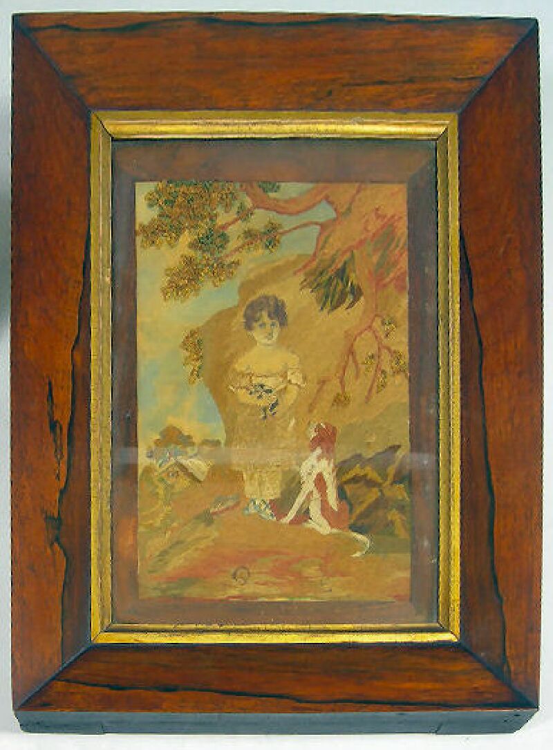 A Georgian woolwork picture