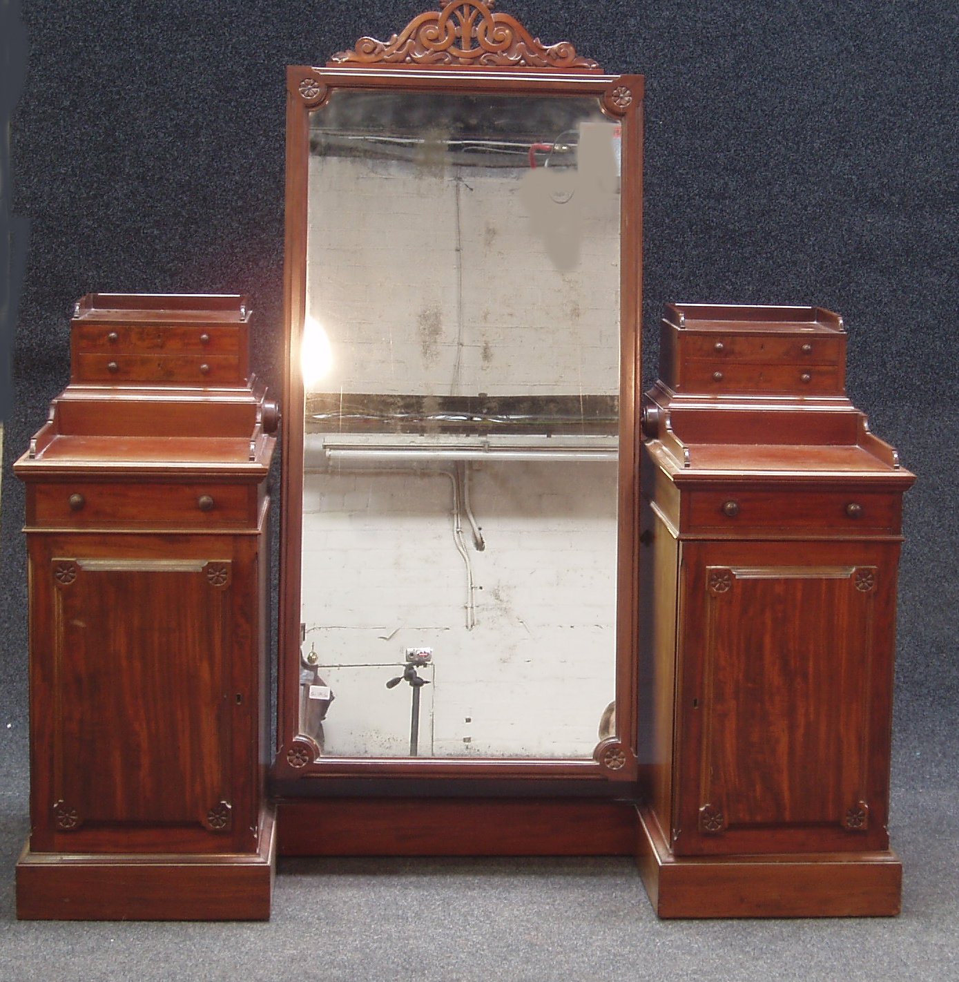 A Victorian mahogany Duchess chest,