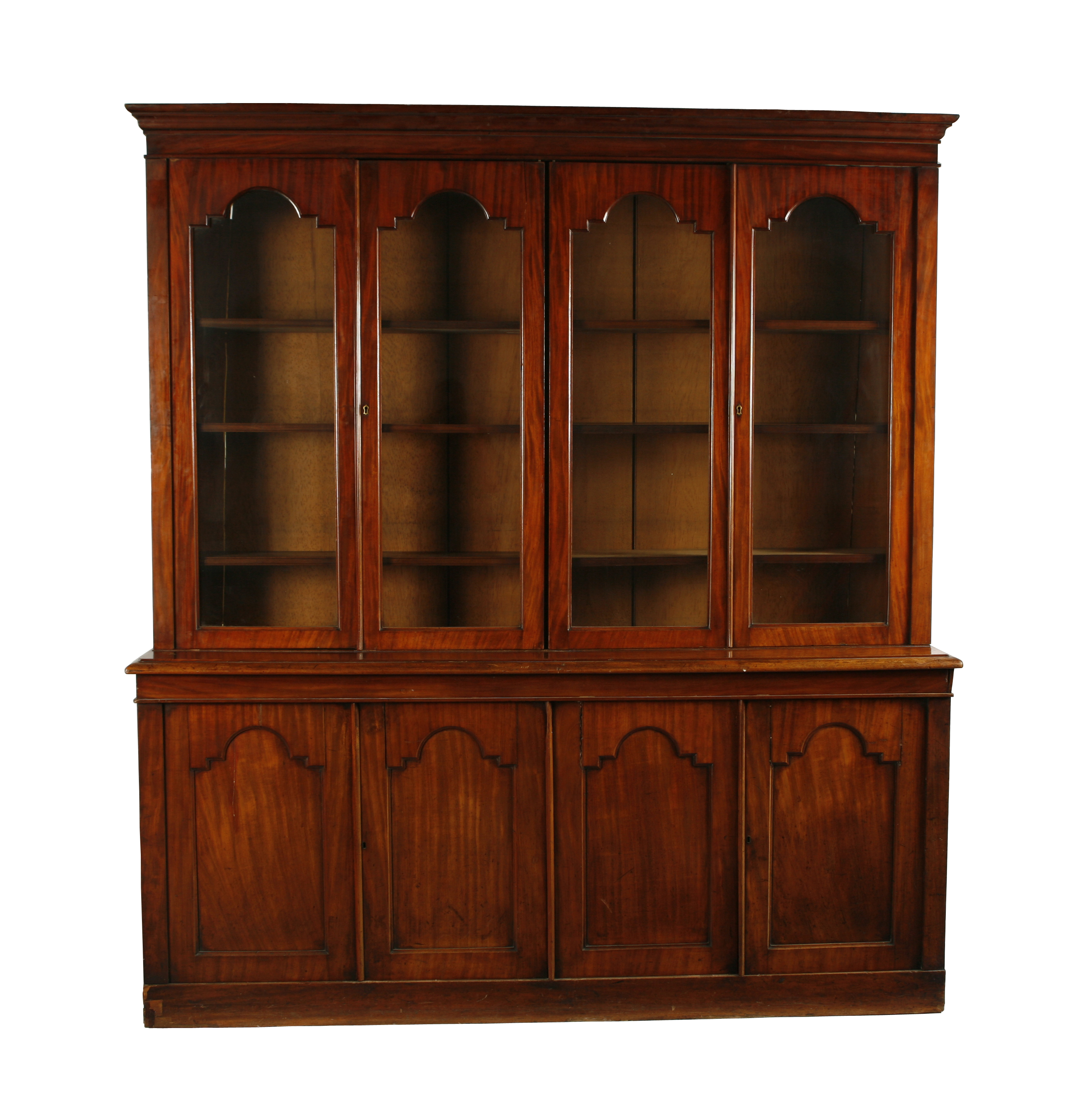 EARLY VICTORIAN LIBRARY BOOKCASE