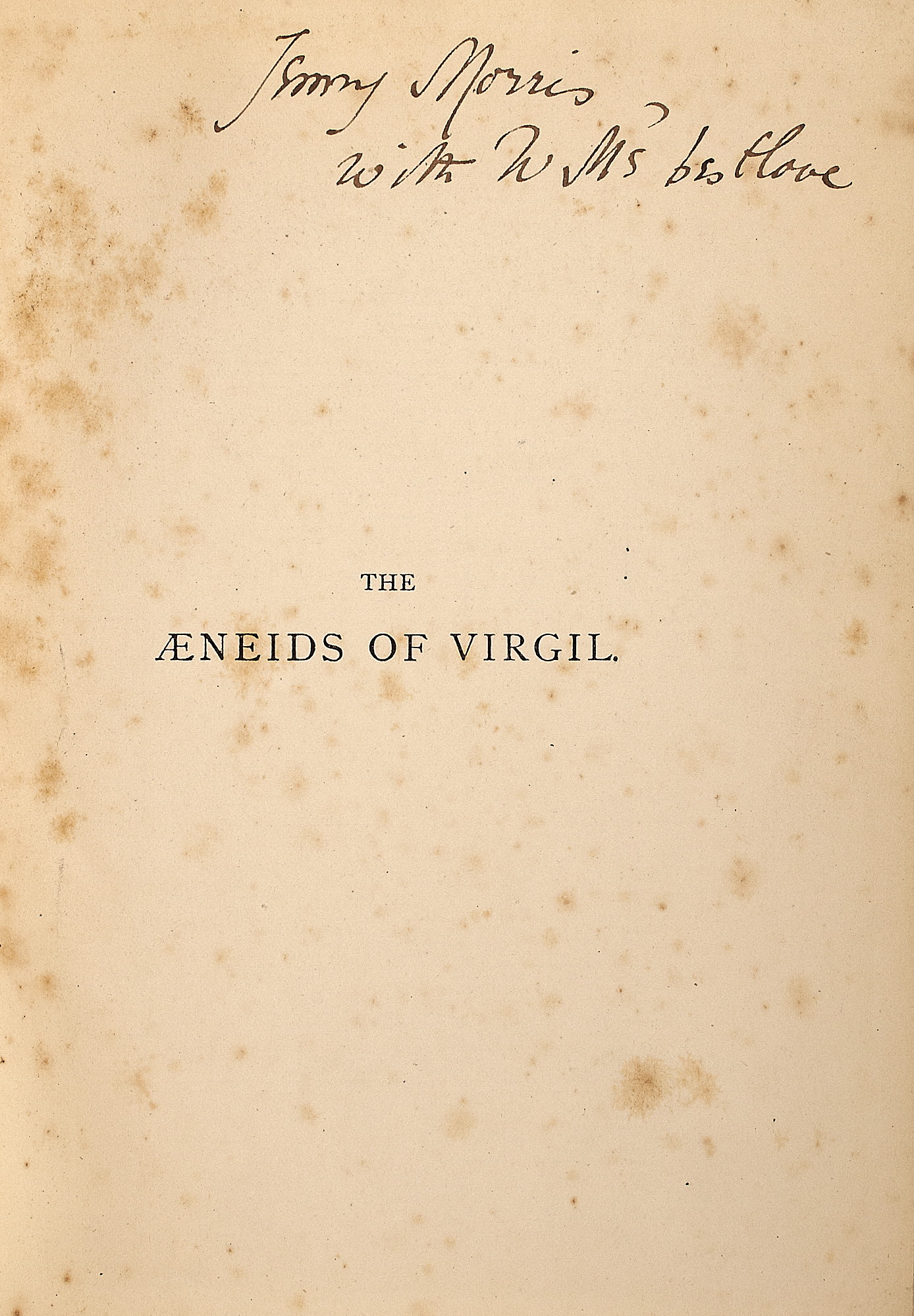 Presentation Copy - Morris, William