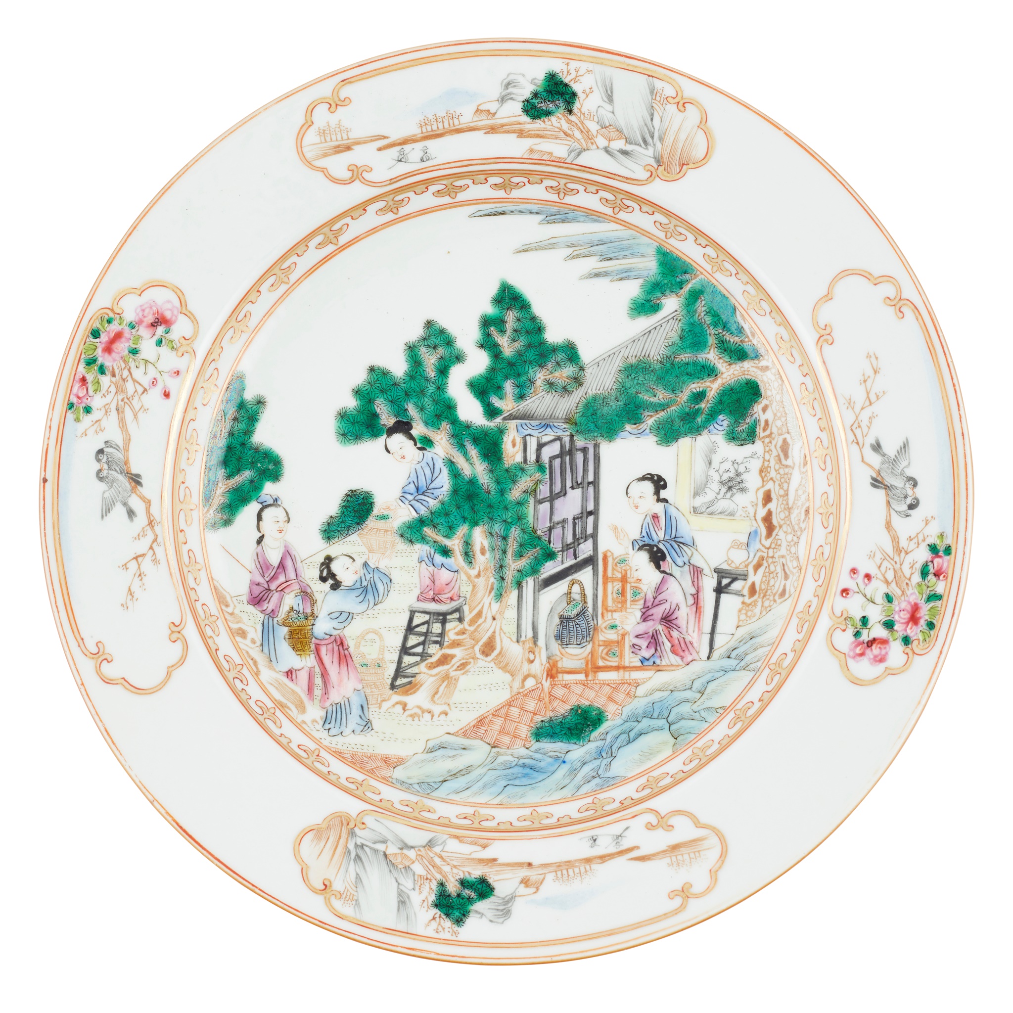 FAMILLE ROSE PLATE