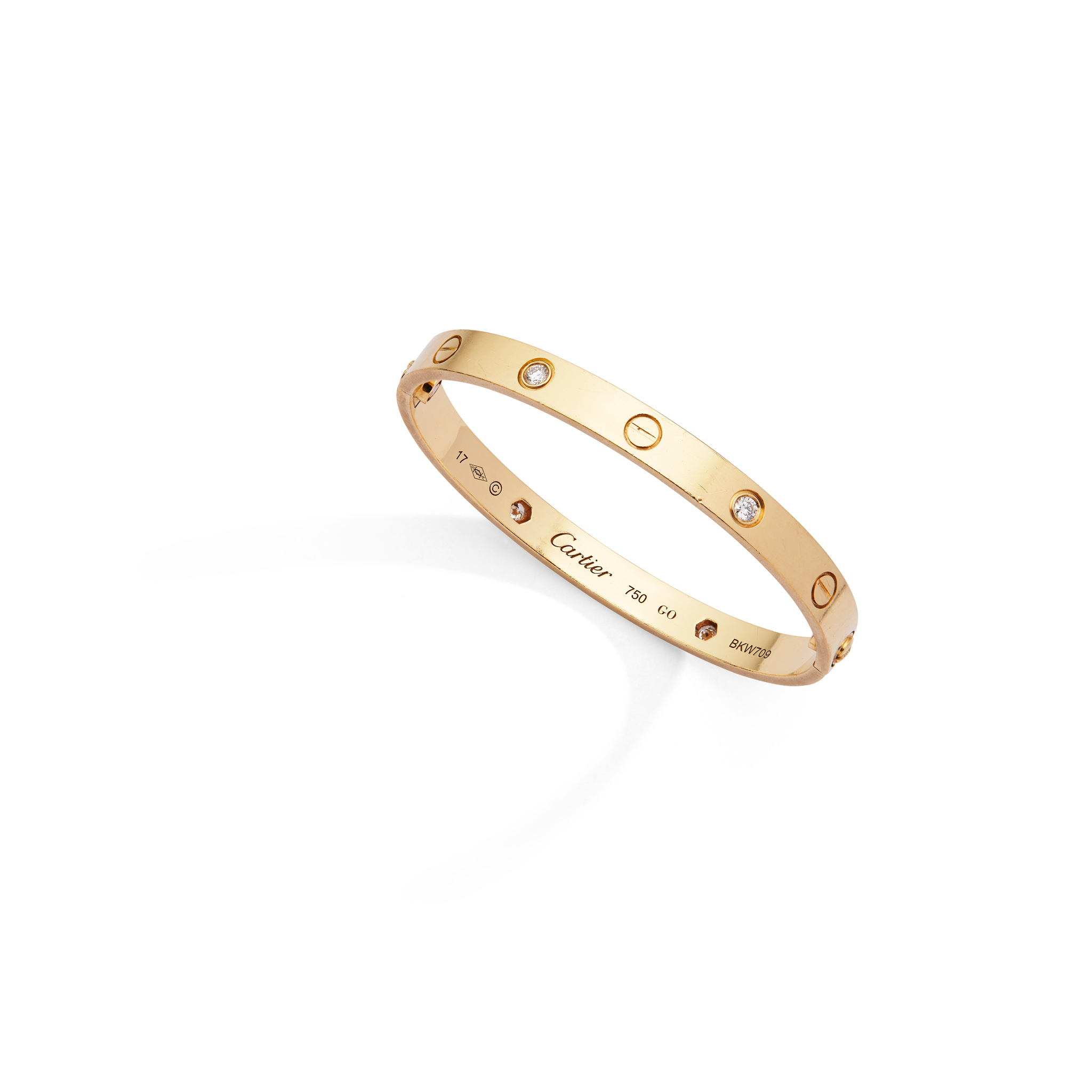 Cartier: A diamond 'Love' bangle