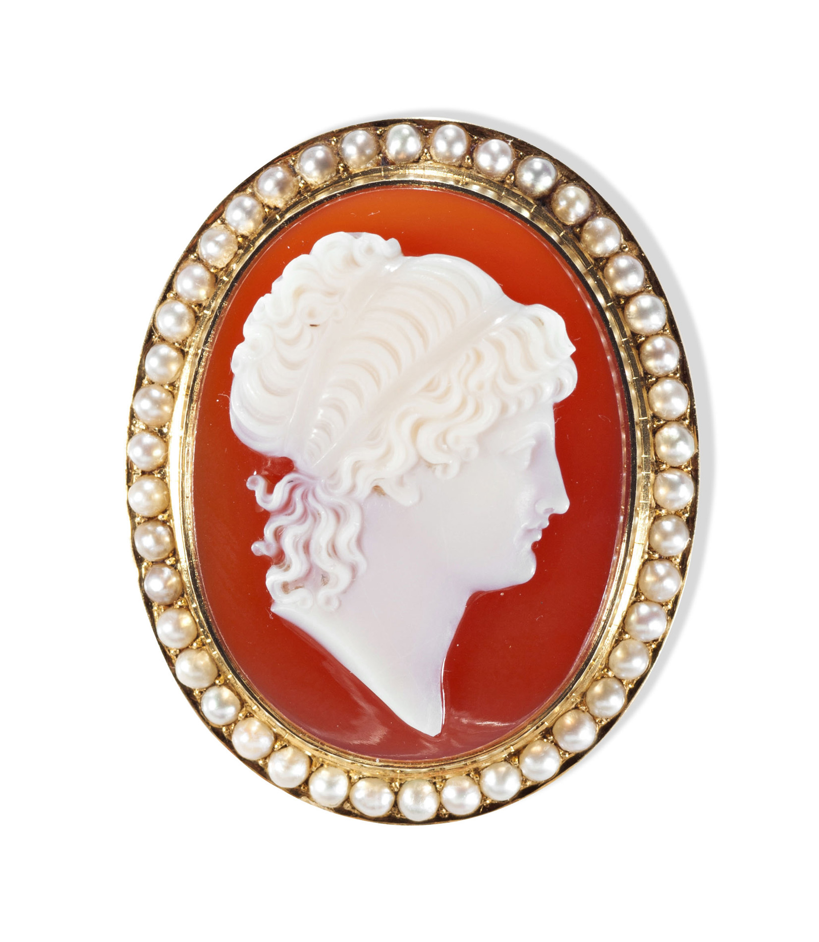 A hardstone cameo