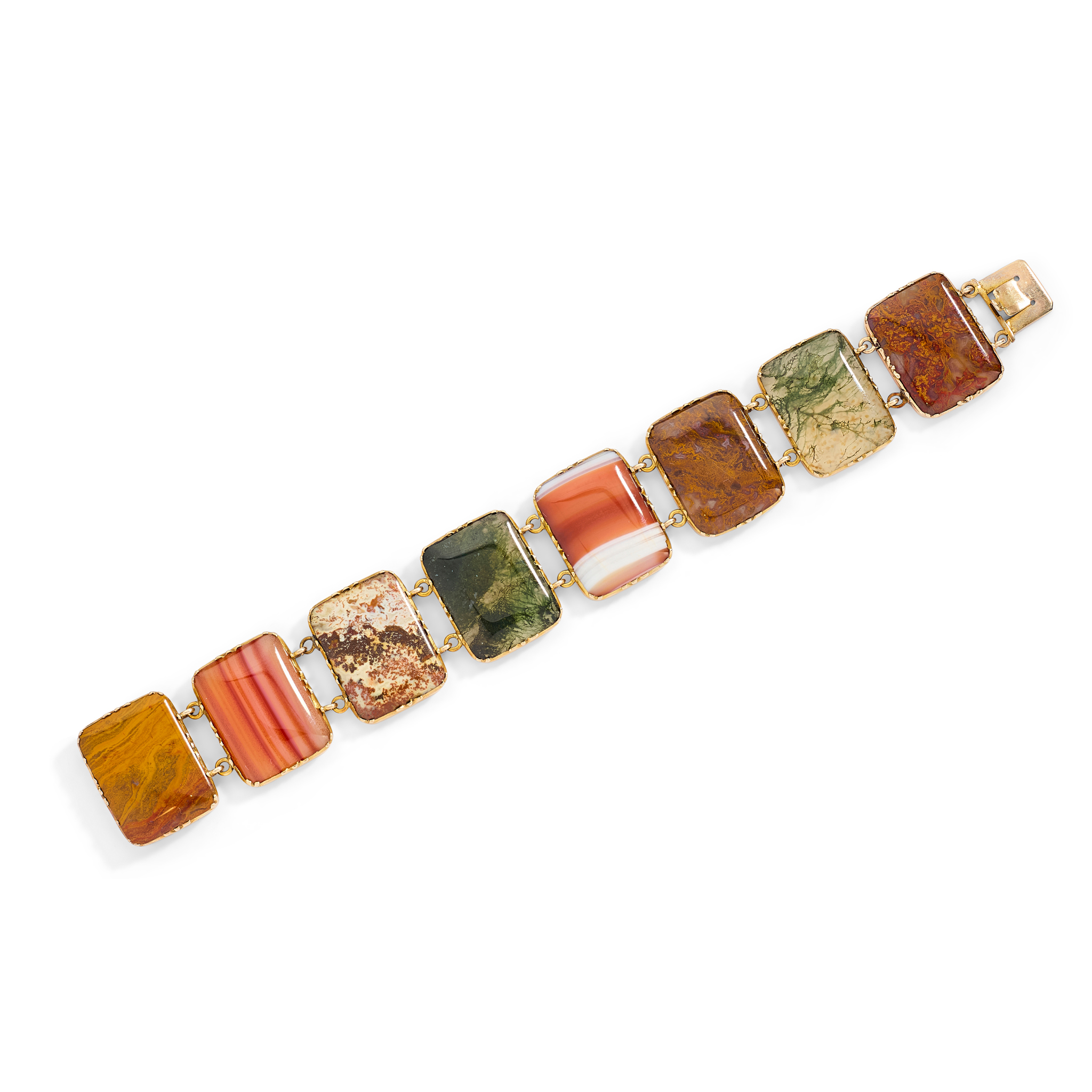 A Scottish agate bracelet