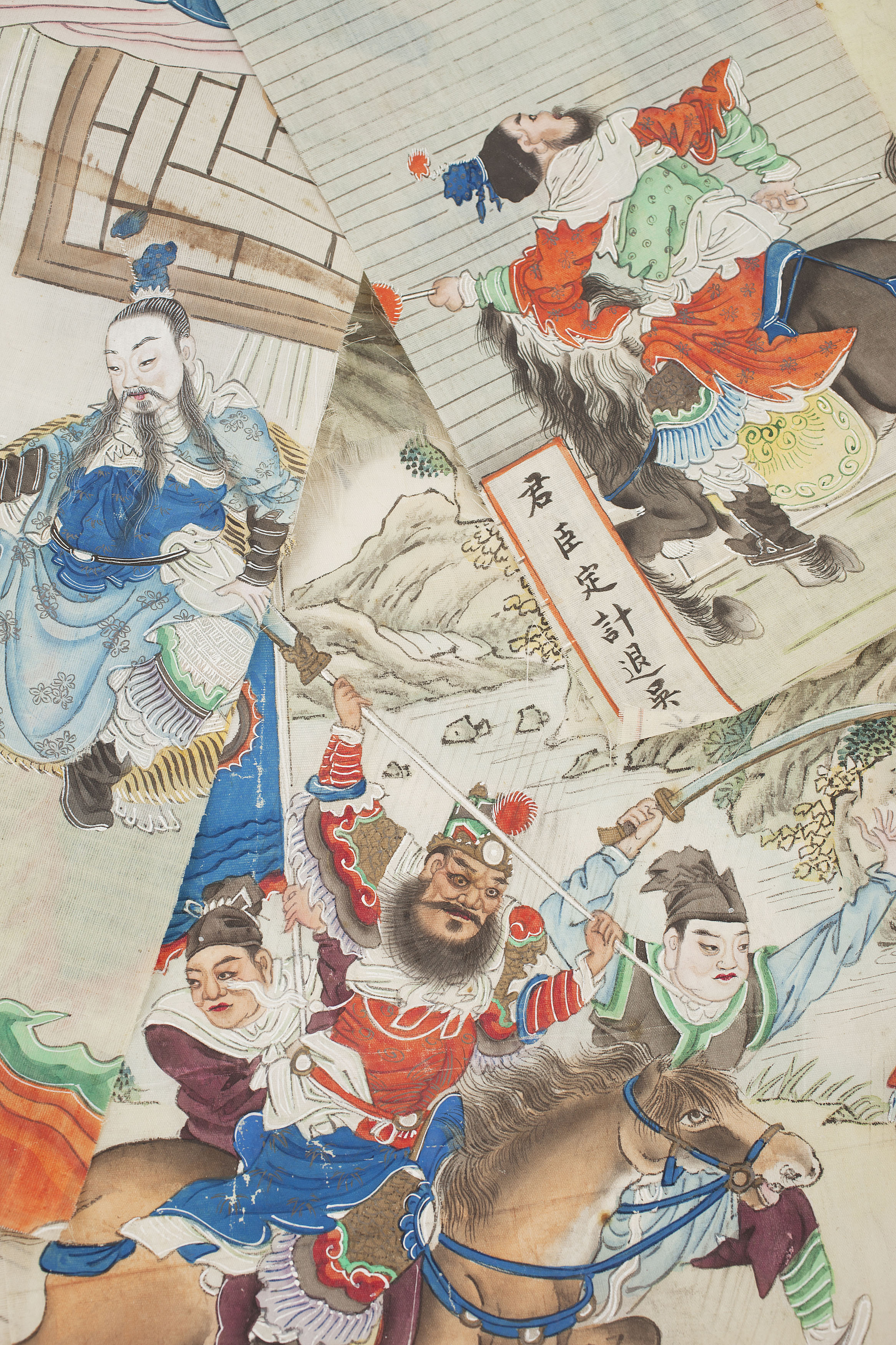 COLLECTION OF CHINESE RICE PAPER PAINTINGS