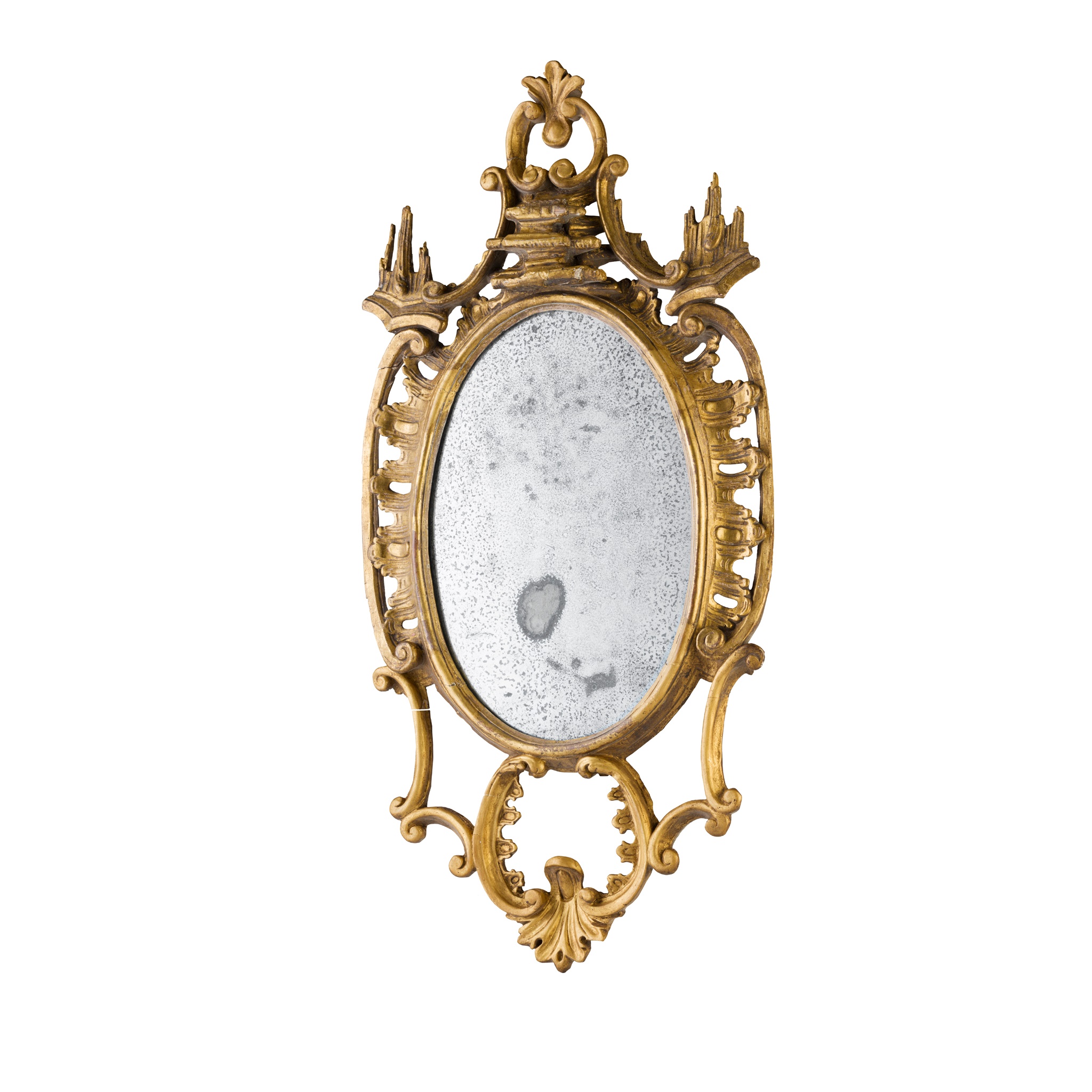GEORGE III GILTWOOD MIRROR