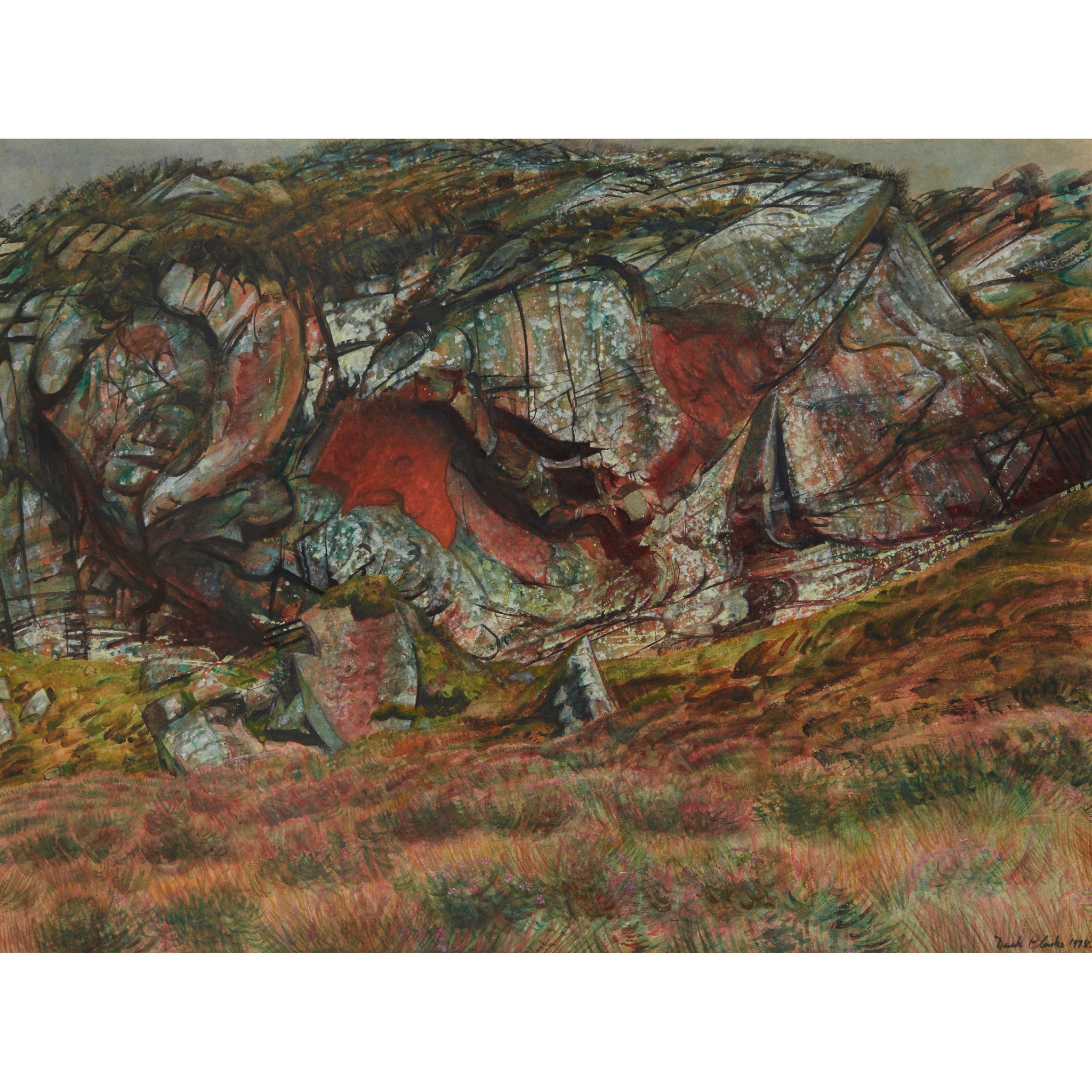 DEREK CLARKE M.B.E., R.S.A. (BRITISH b.1912-d.2014)