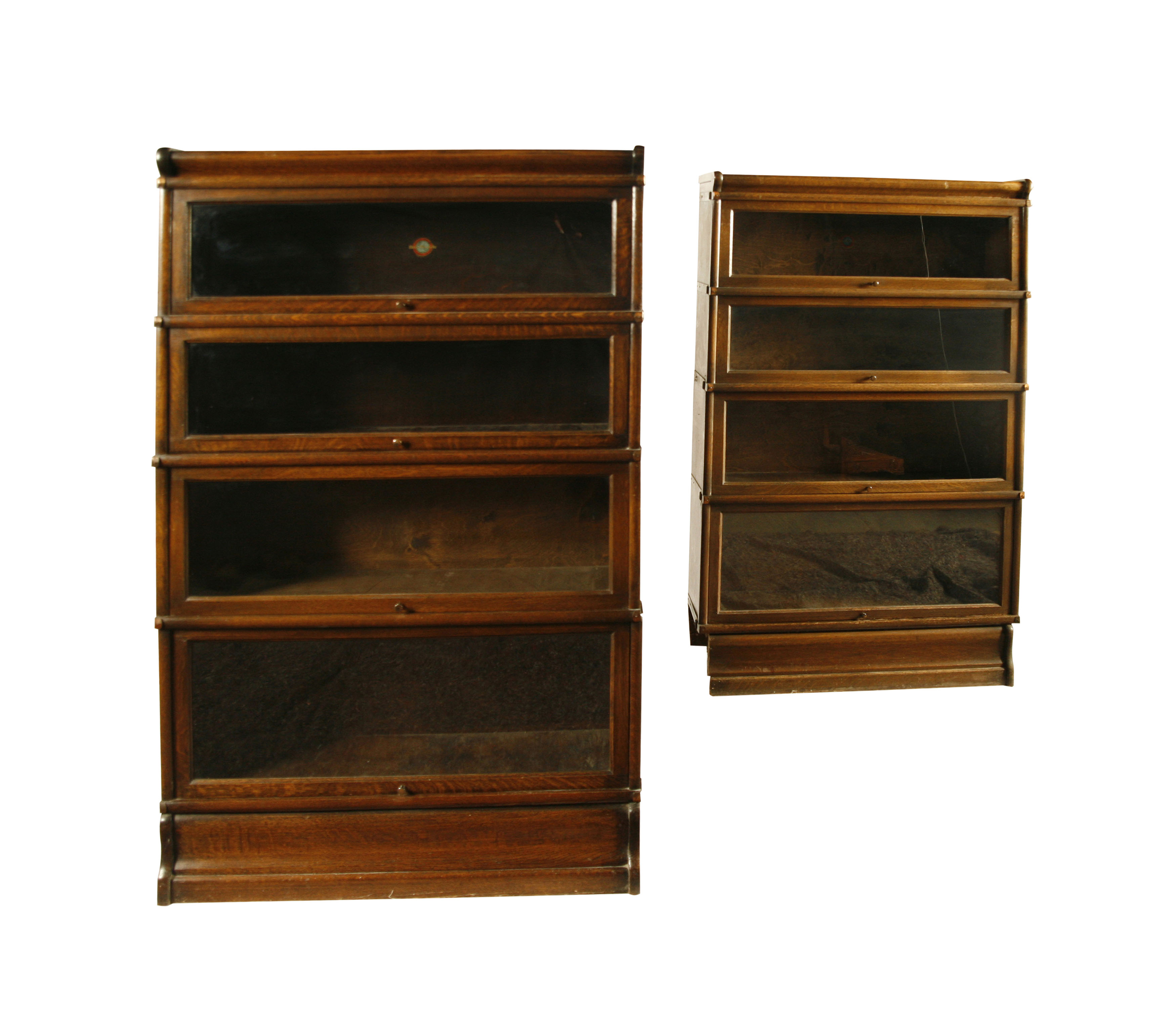 PAIR OF GLOBE WERNICKE SECTIONAL BOOKCASES