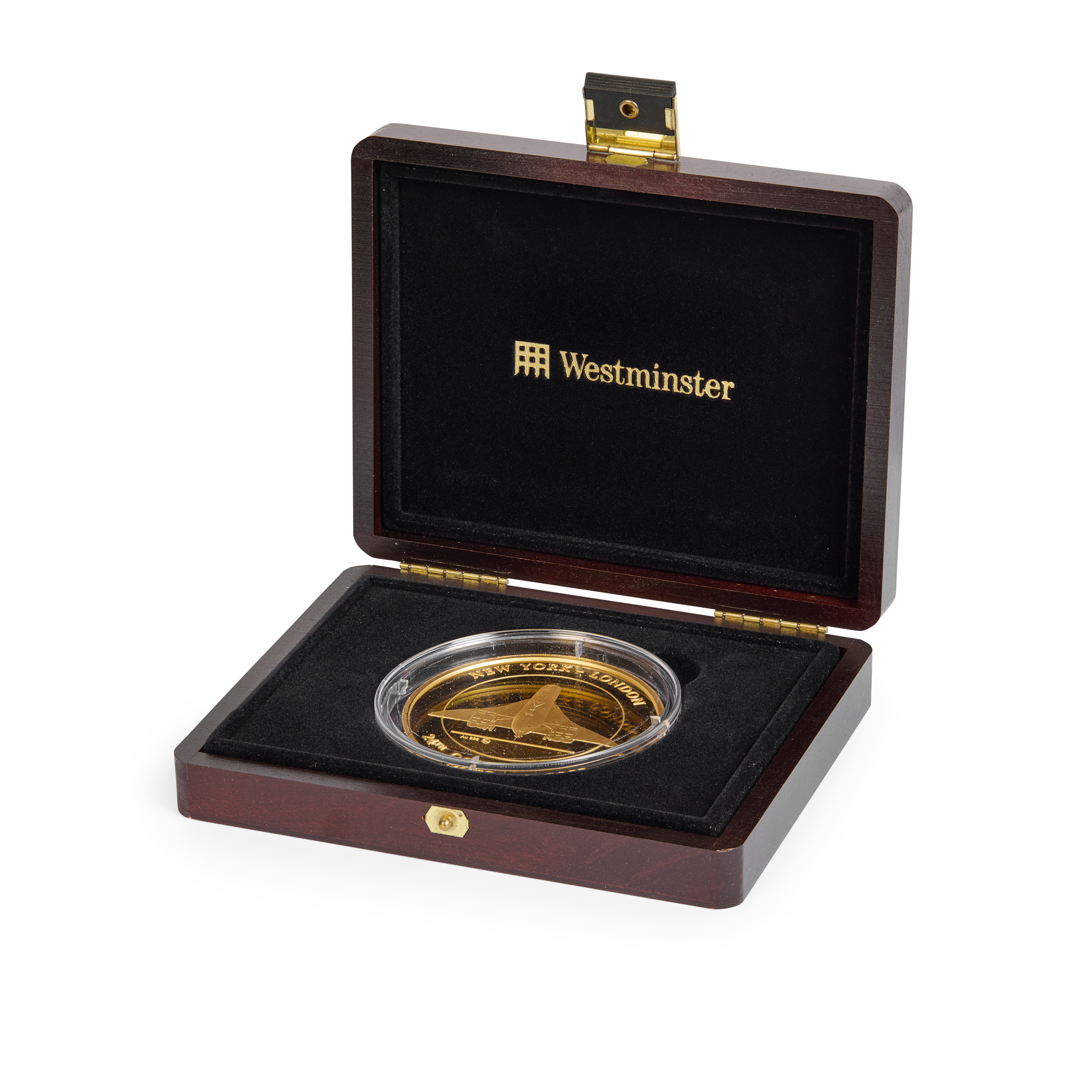CONCORDE GOLD COMMEMORATIVE MEDALION