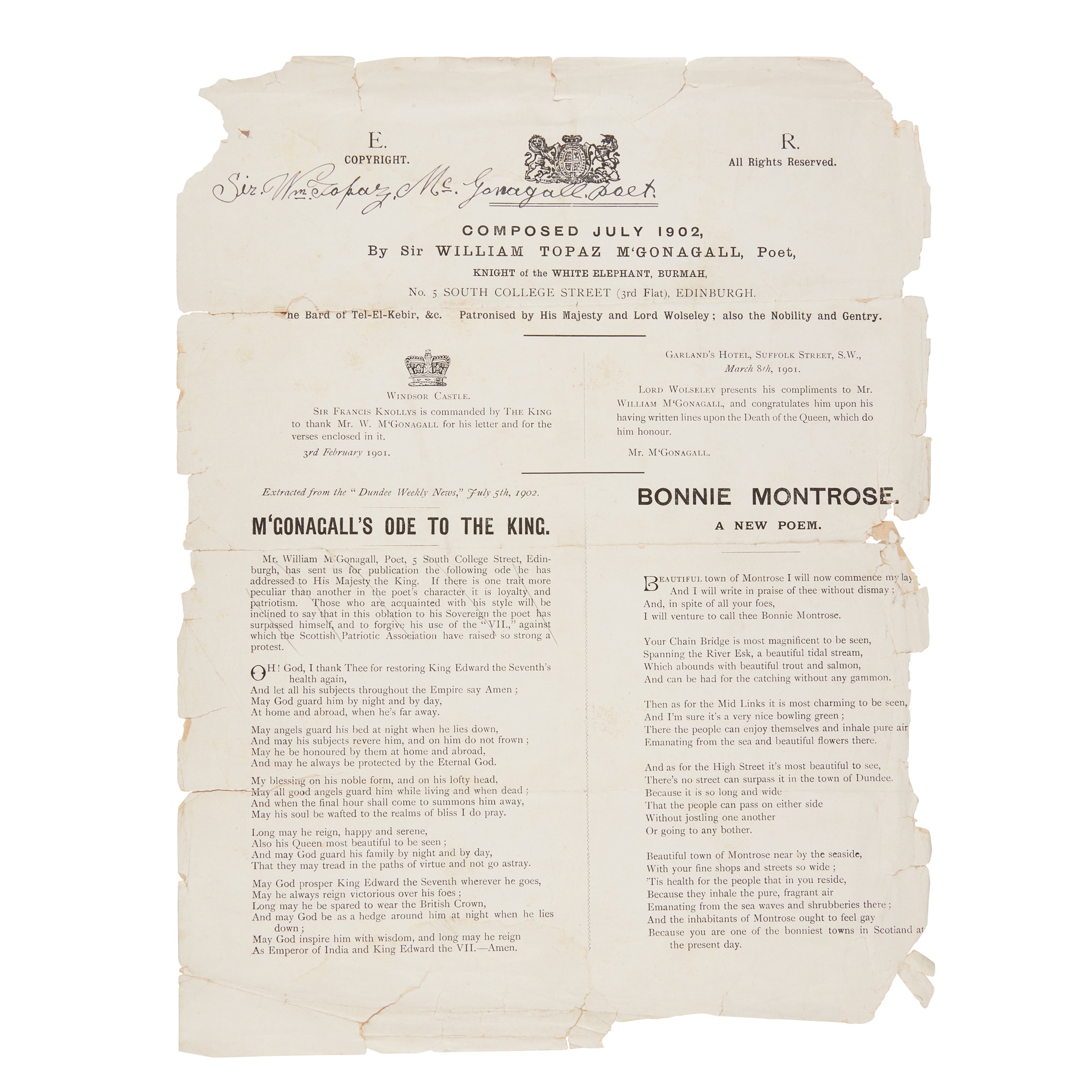 McGonagall, Sir William Topaz