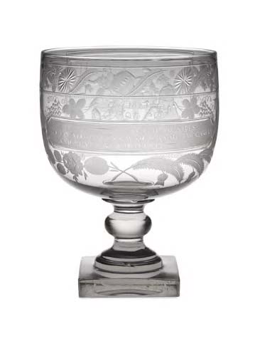 A ceremonial goblet or punch bowl, circa 1824,