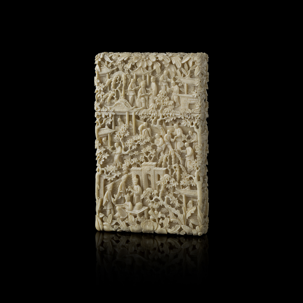 CANTON IVORY CARD CASE