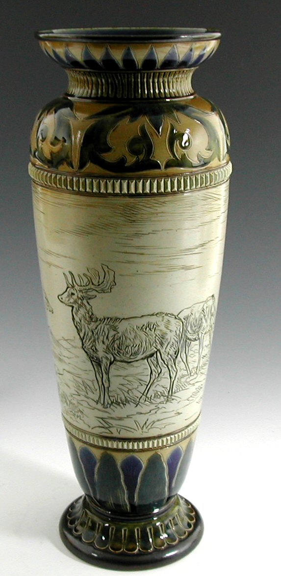 A Doulton Lambeth stoneware jardiniere,