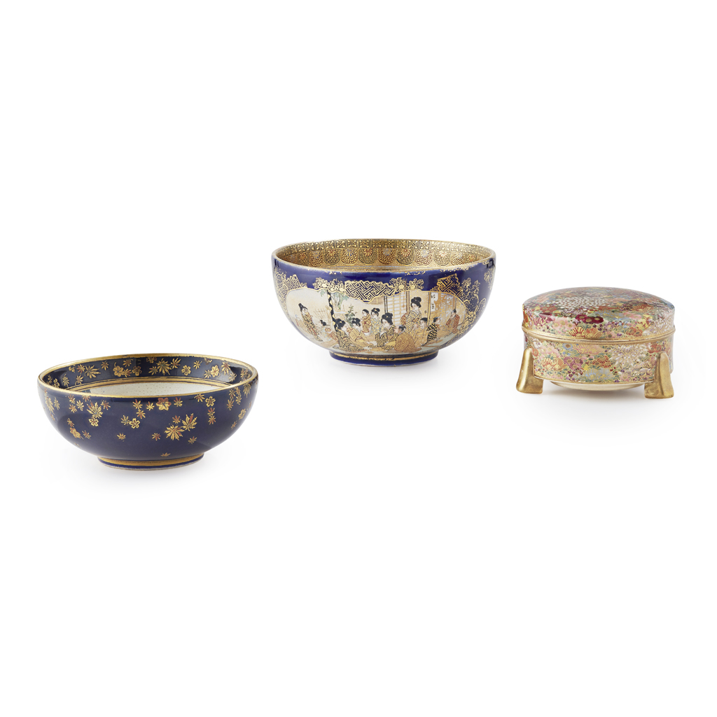 MILLEFLEUR SATSUMA BOX AND COVER