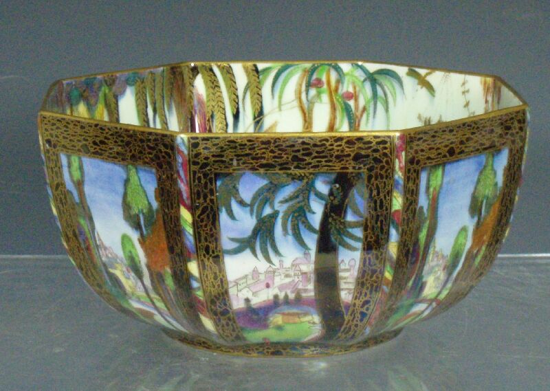 A Wedgwood Fairyland lustre punch bowl designed by Daisy Makeig Jones