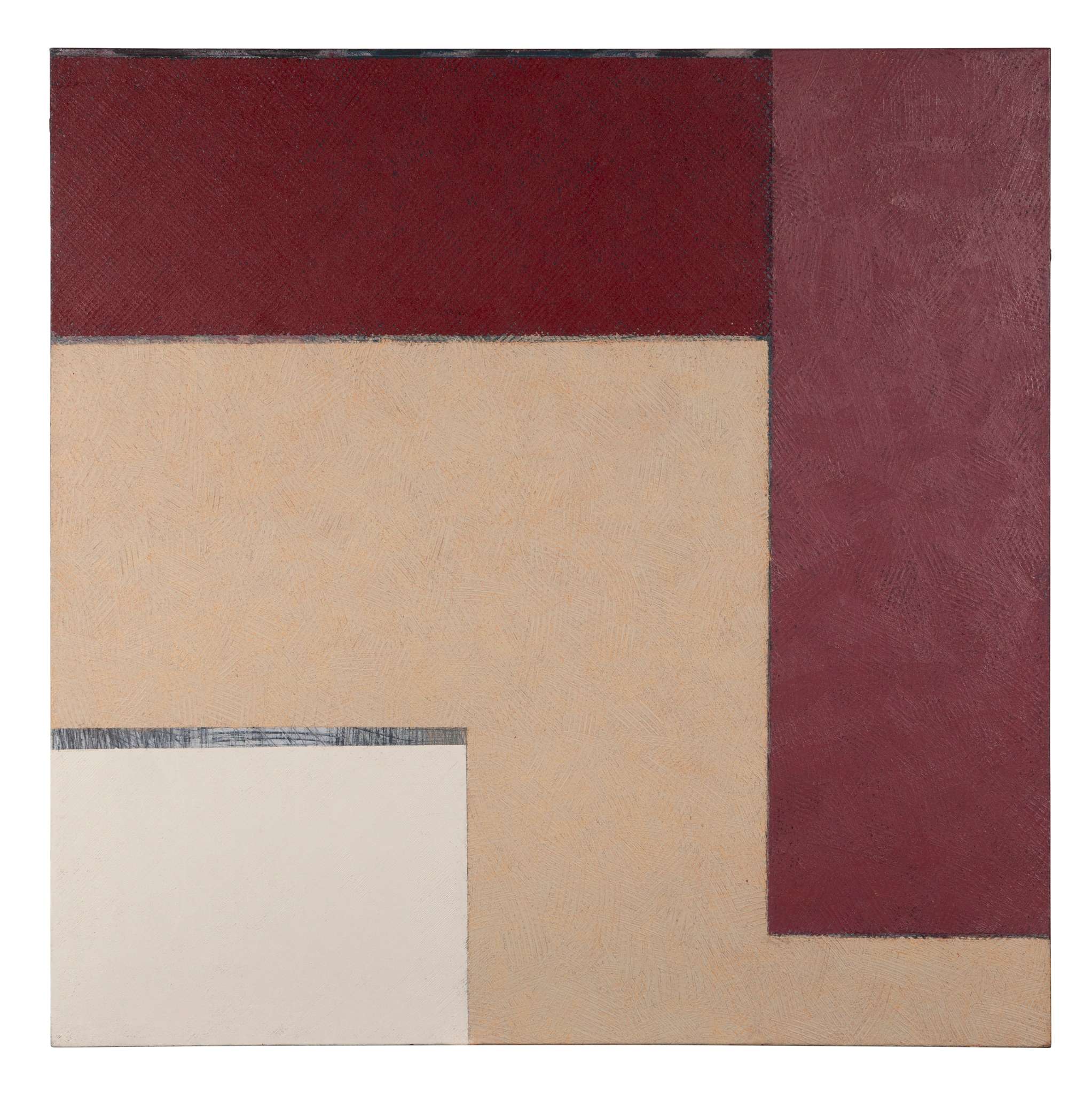 Past auction: ALAN GREEN (BRITISH 1932-2003) TWO REDS TO CREAM
