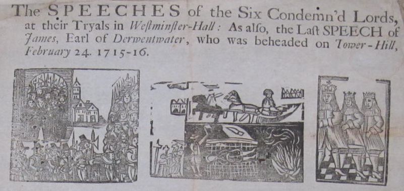 1715 Jacobite Rebellion - Broadside