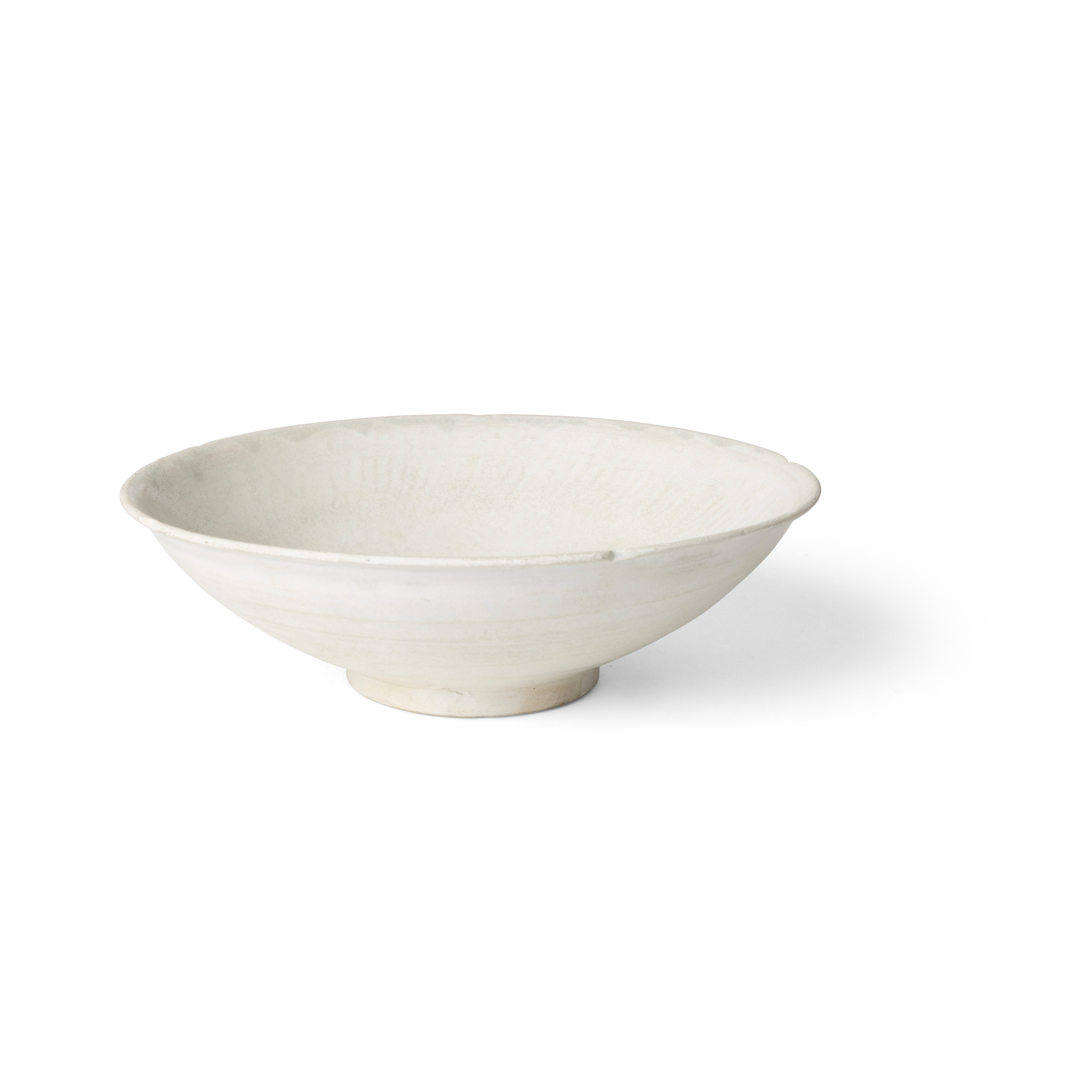 CHINESE QINGBAI-GLAZED FOLIATED CONICAL BOWL