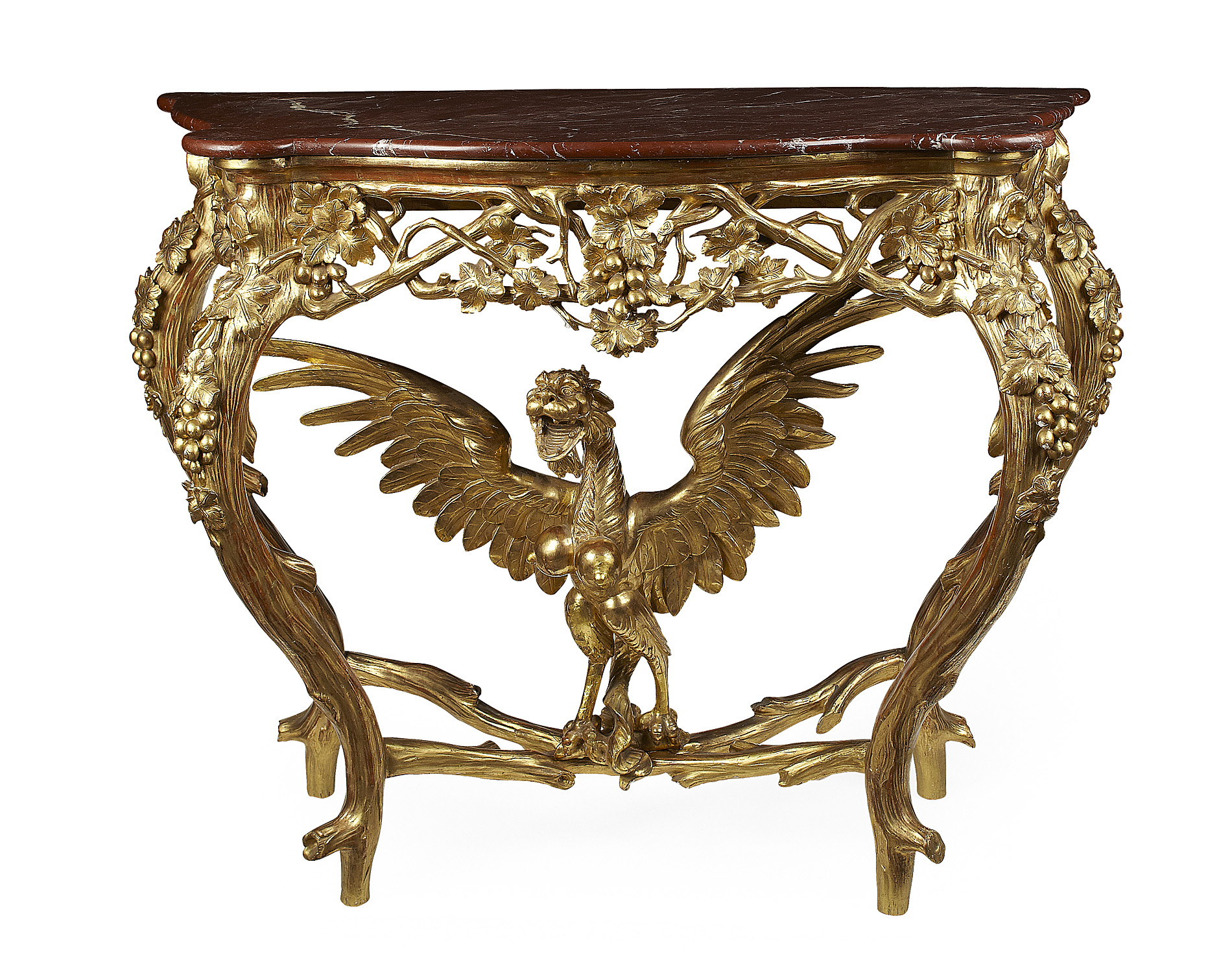 MALTESE GILTWOOD CONSOLE TABLE