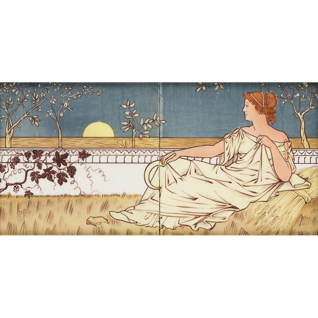 ATTRIBUTED TO E.W. GODWIN FOR MINTON, HOLLINS & CO.