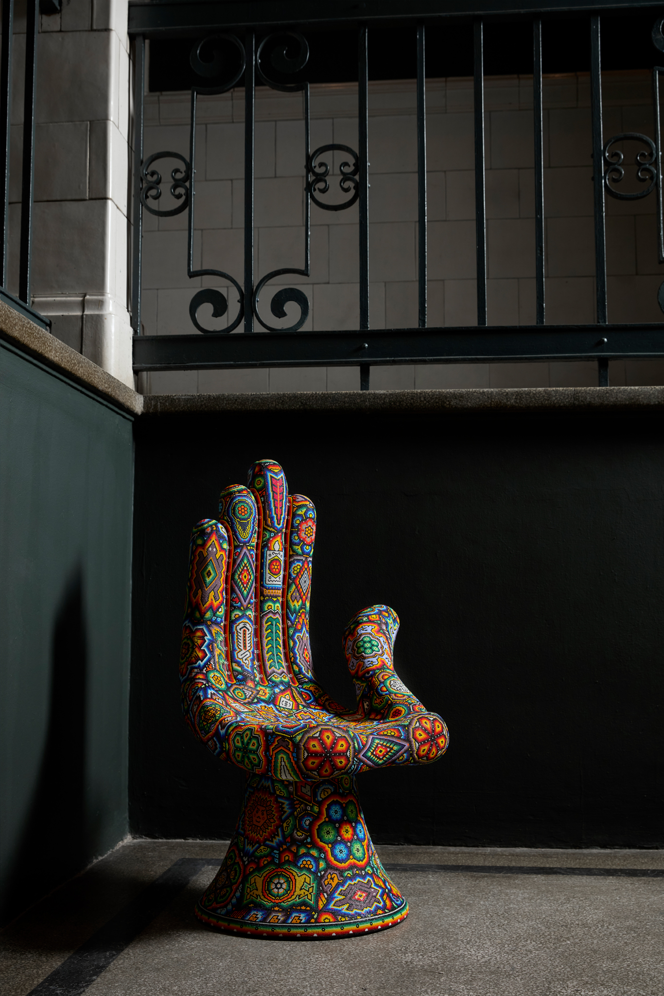 CHROMA A.K.A. RICK WOLFRYD (AMERICAN 1953-) IN COLLABORATION WITH HUICHOL ARTISANS