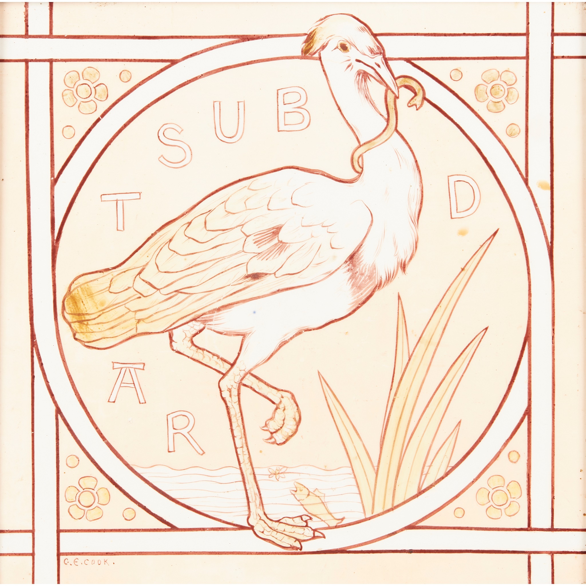 GEORGE EDWARD COOK (1844-1914) FOR MINTON, HOLLINS & CO., STOKE-ON-TRENT