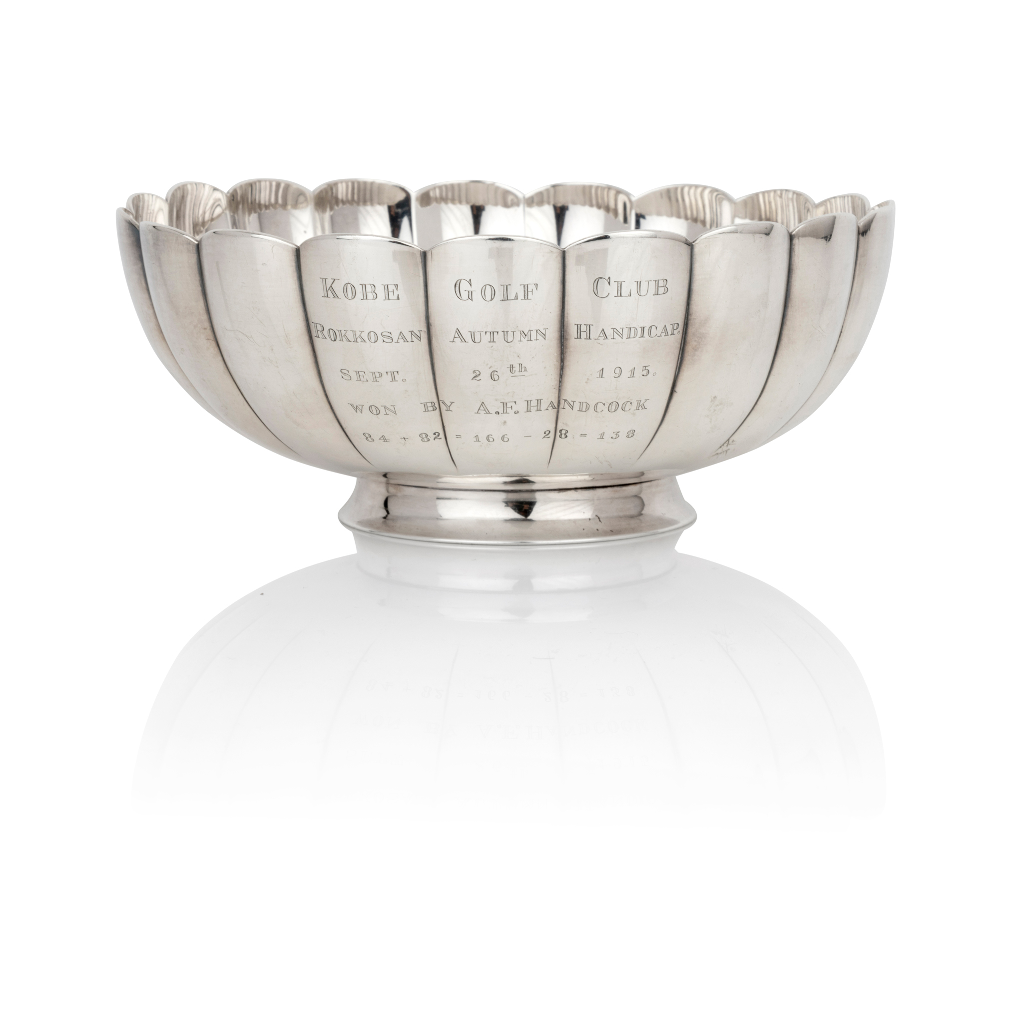 JAPANESE SILVER 'CHRYSANTHEMUM' BOWL