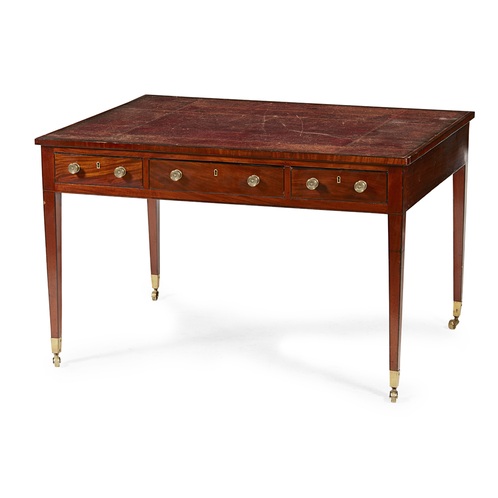GEORGE III STYLE MAHOGANY WRITING TABLE
