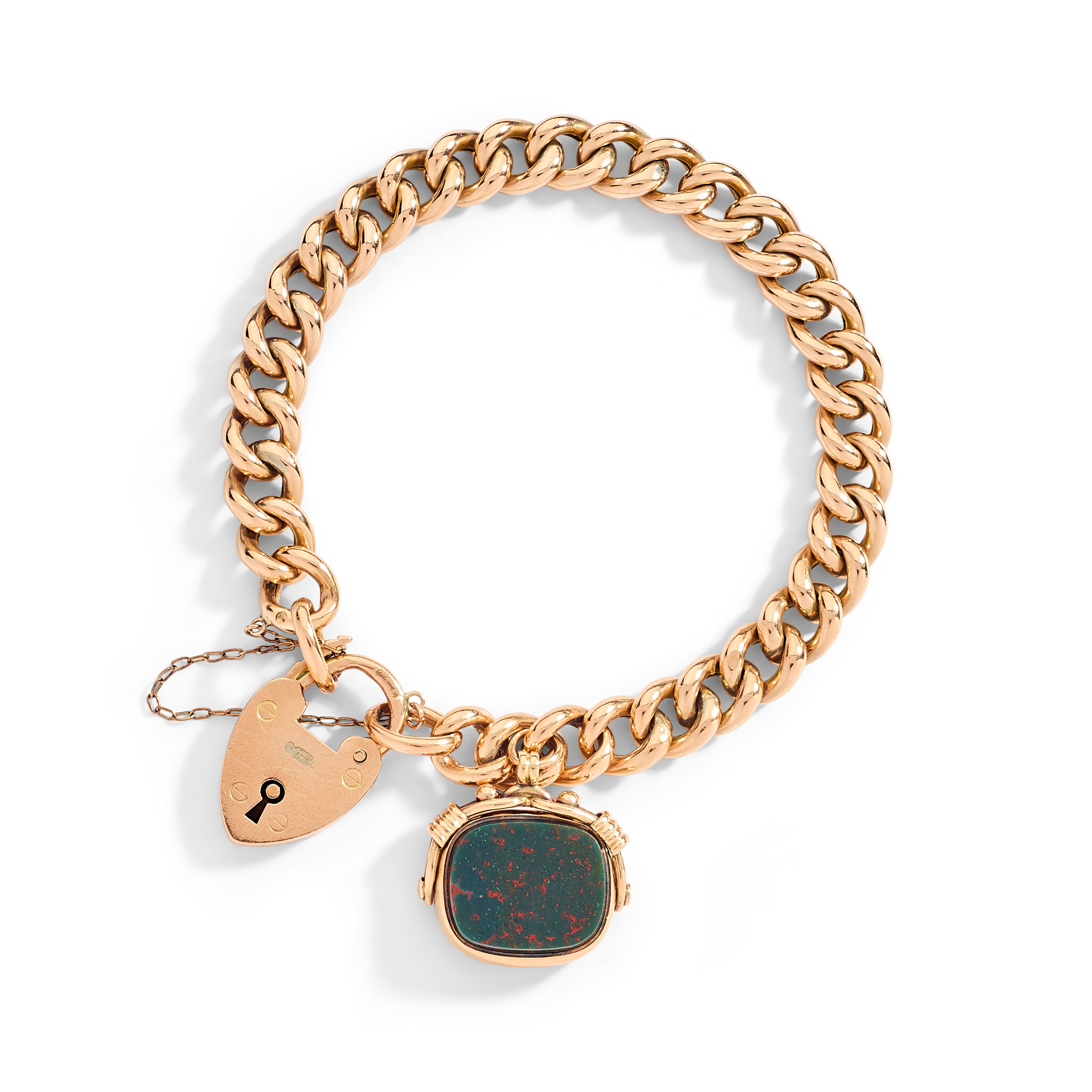 A curb-link bracelet