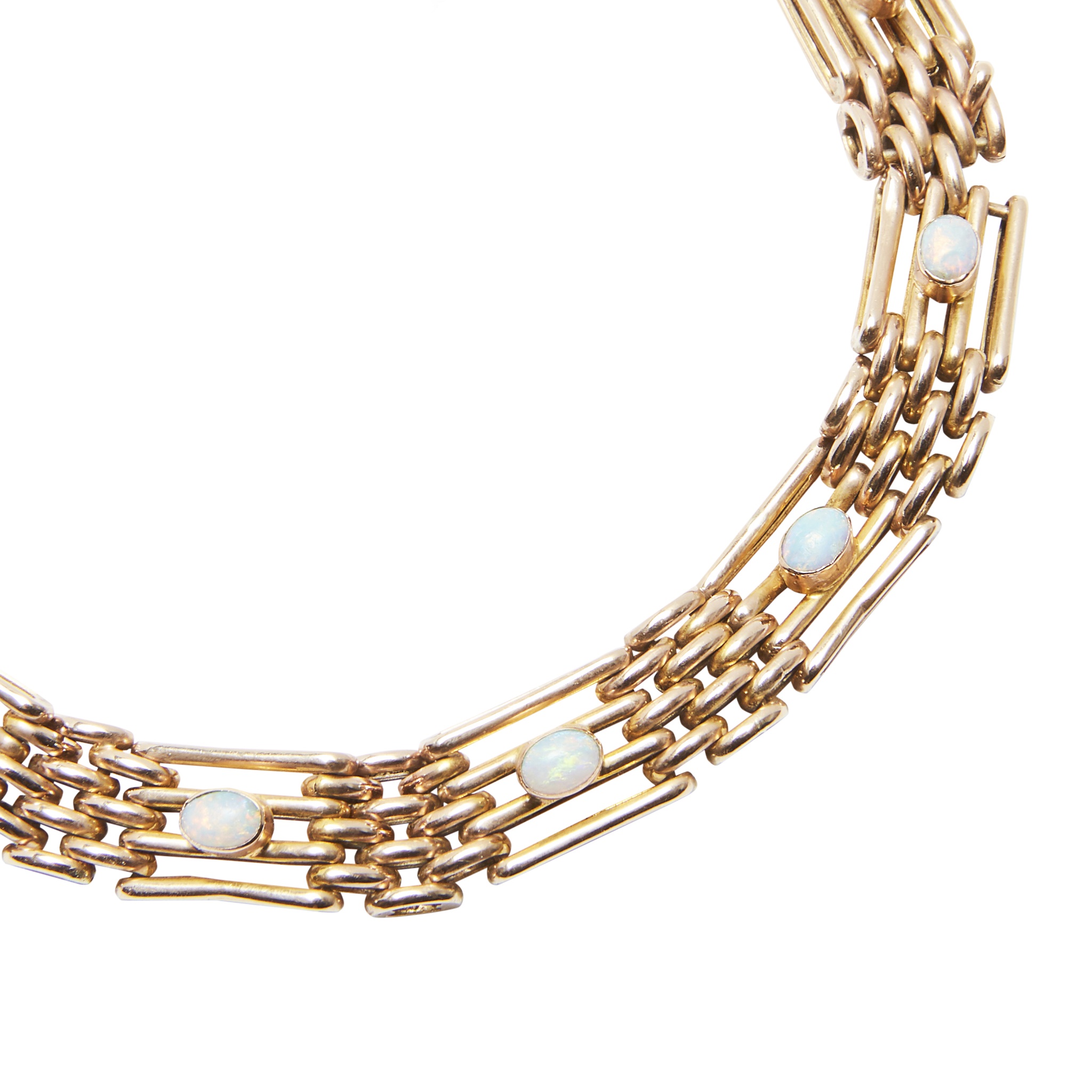 An opal set bracelet