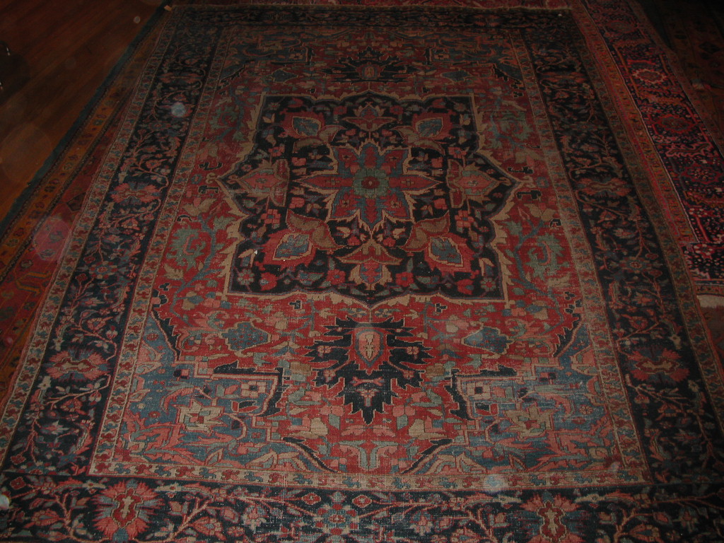 A Heriz carpet