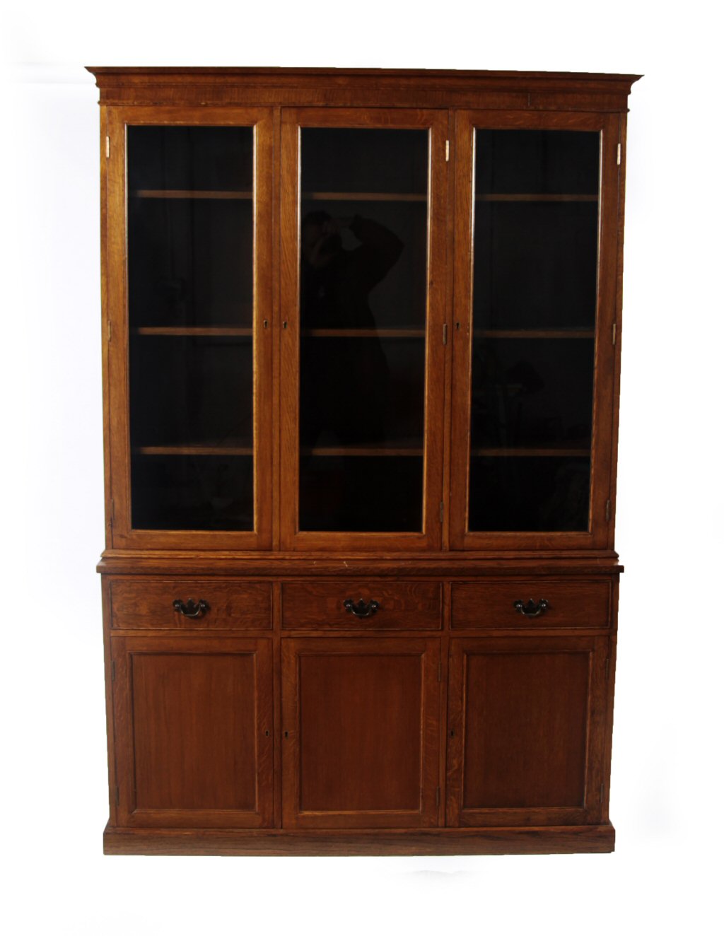 VICTORIAN OAK BOOKCASE