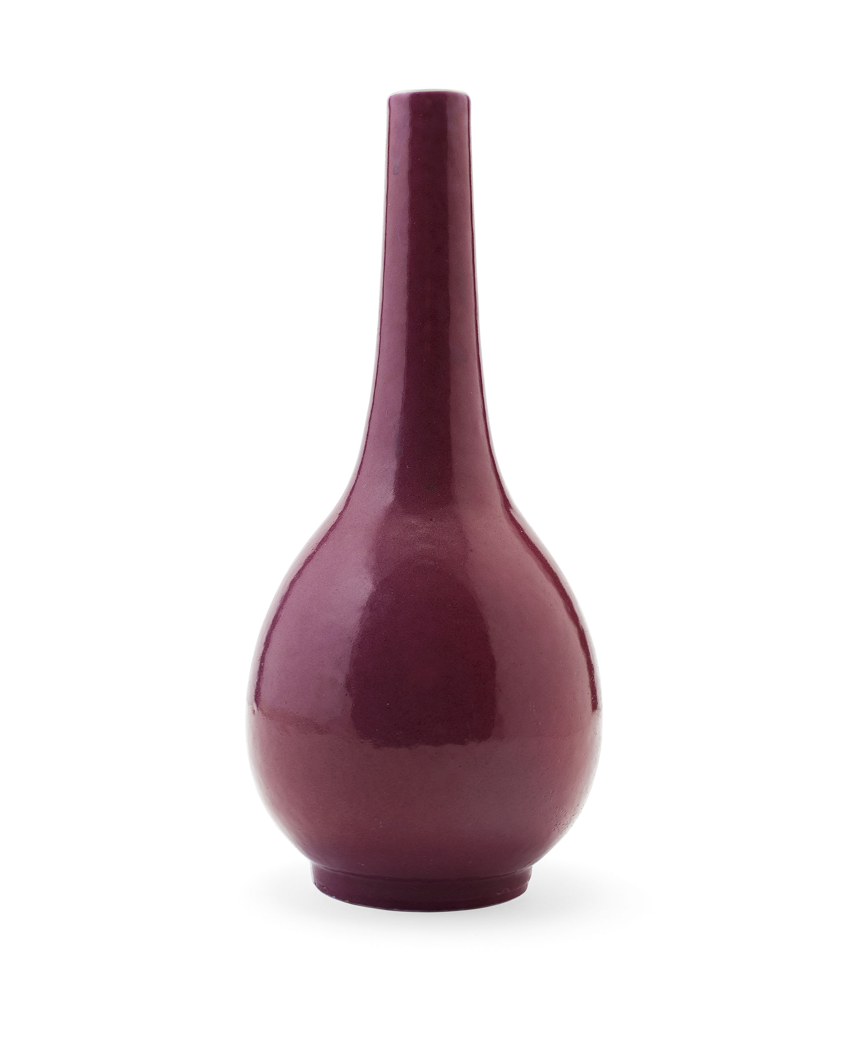 CHINESE PEACHBLOOM BOTTLE VASE