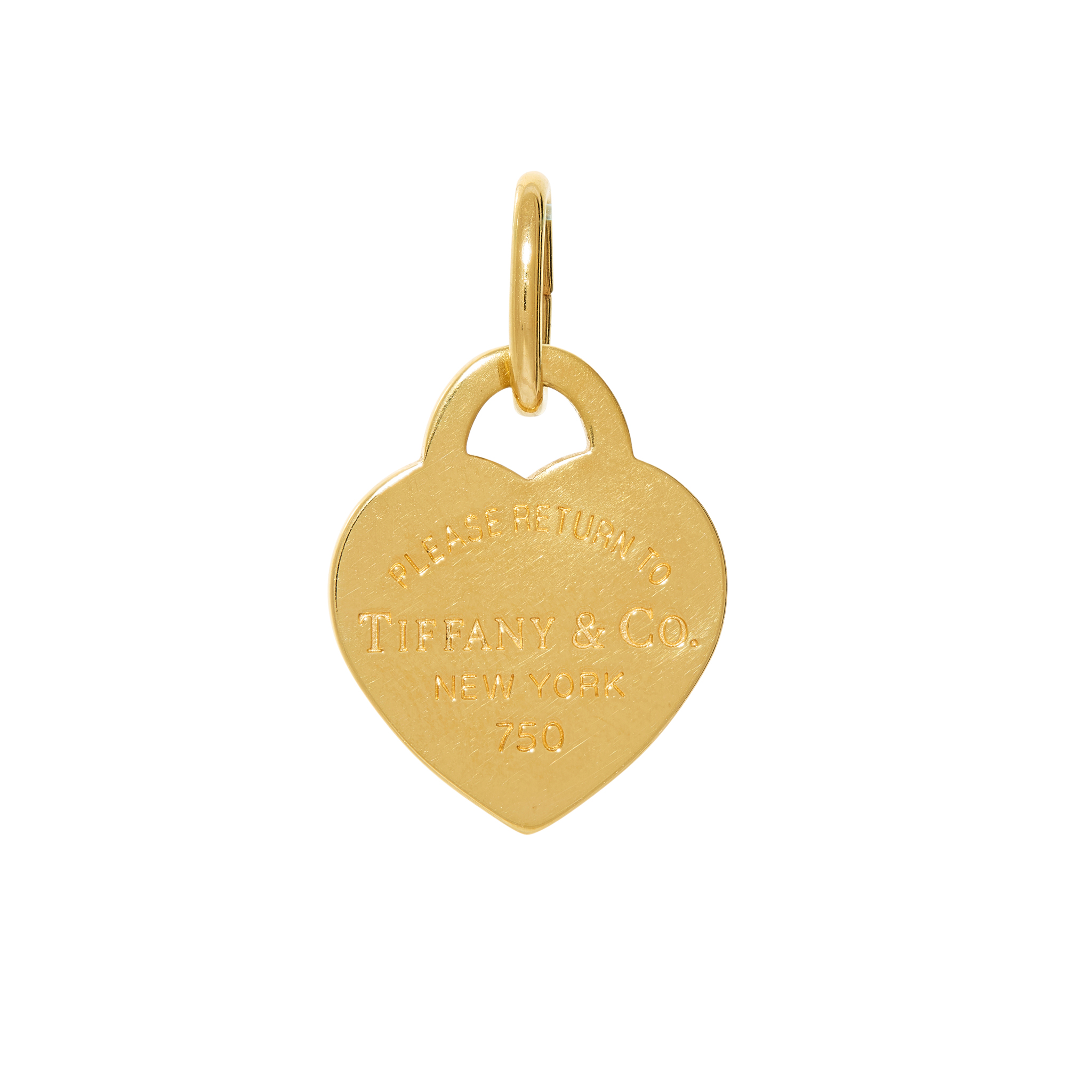 Tiffany & Co: An 18ct gold 'Return to Tiffany' heart tag pendant