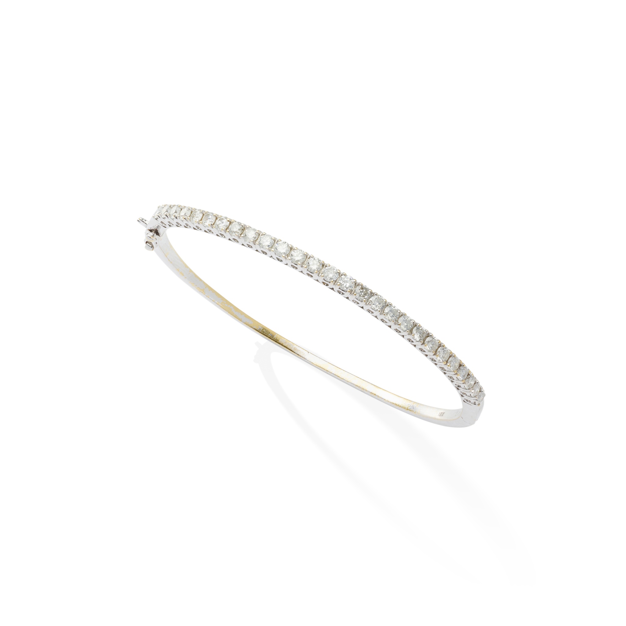 A diamond bangle
