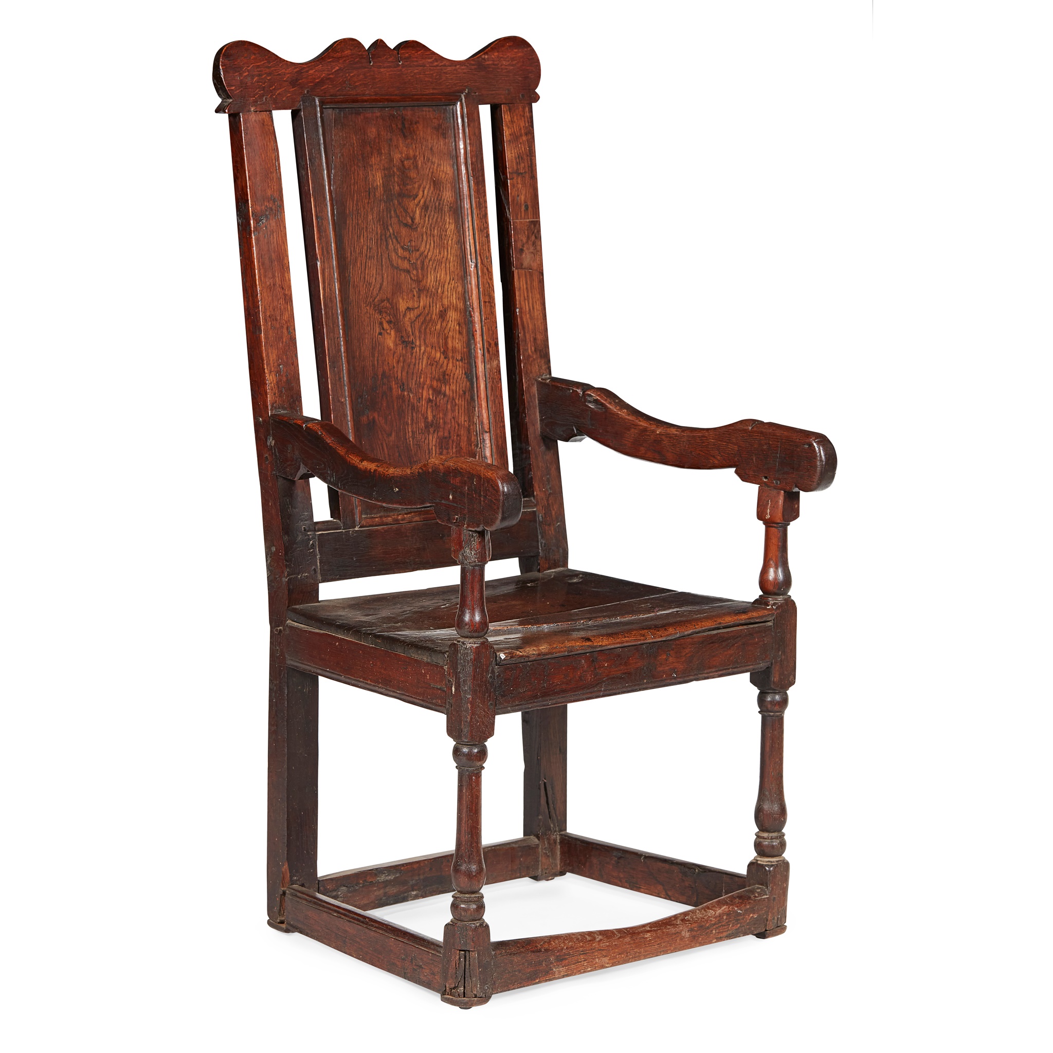 SCOTTISH PROVINCIAL OAK ARMCHAIR
