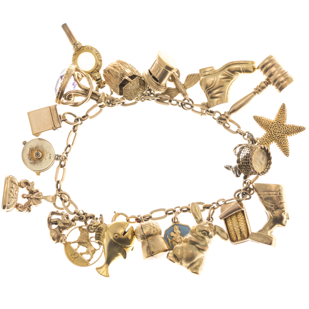 A charm bracelet
