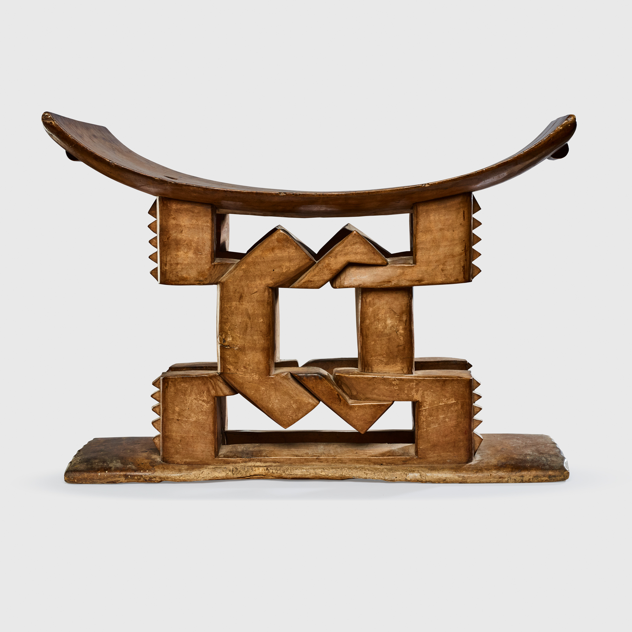 GEOMETRIC ASHANTI STOOL