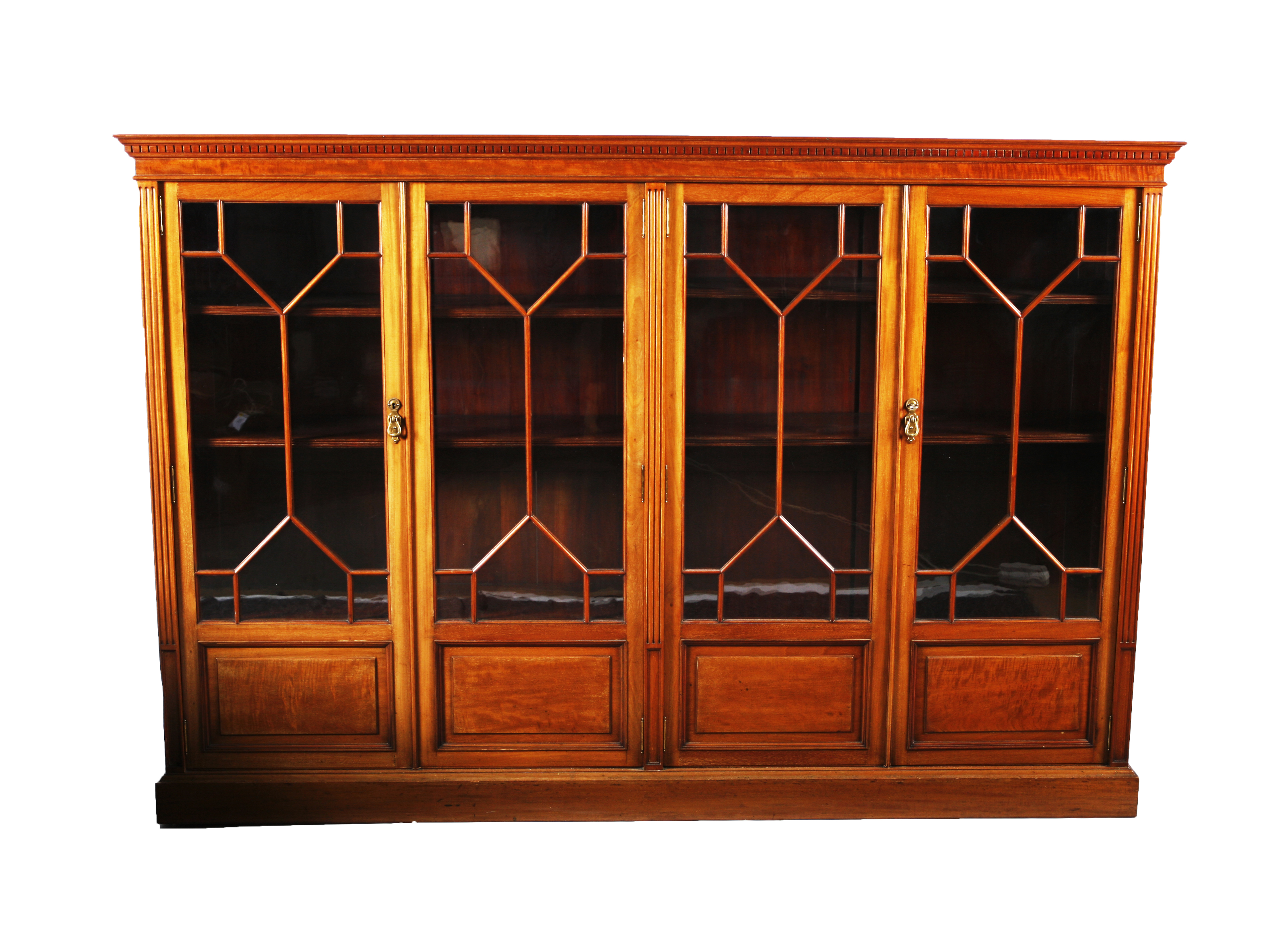 GEORGIAN STYLE LOW BOOKCASE