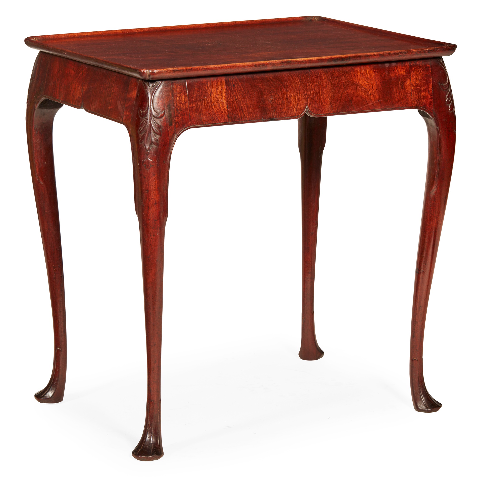 GEORGE II WALNUT TEA TABLE