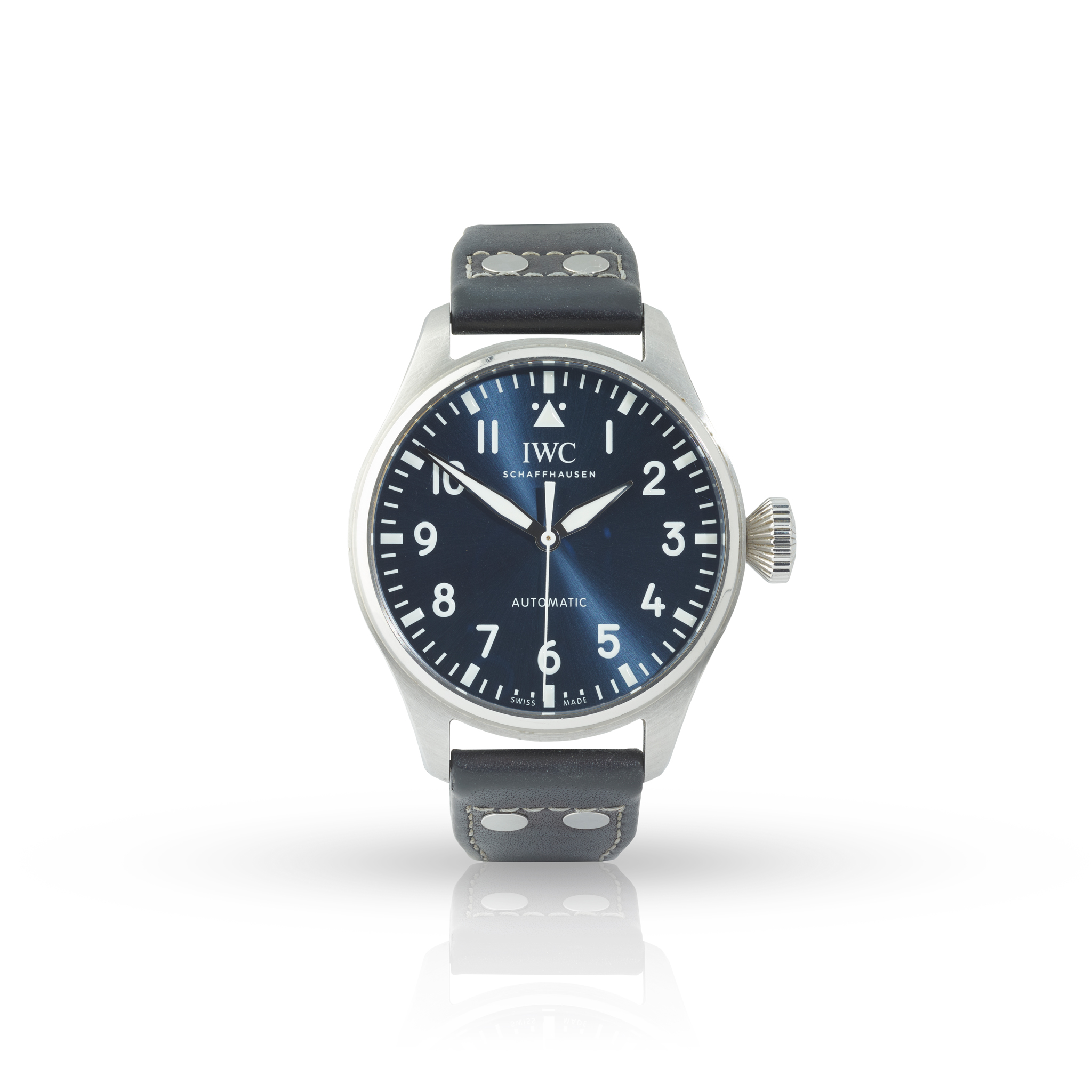 IWC. A fine stainless steel self-winding wristwatch