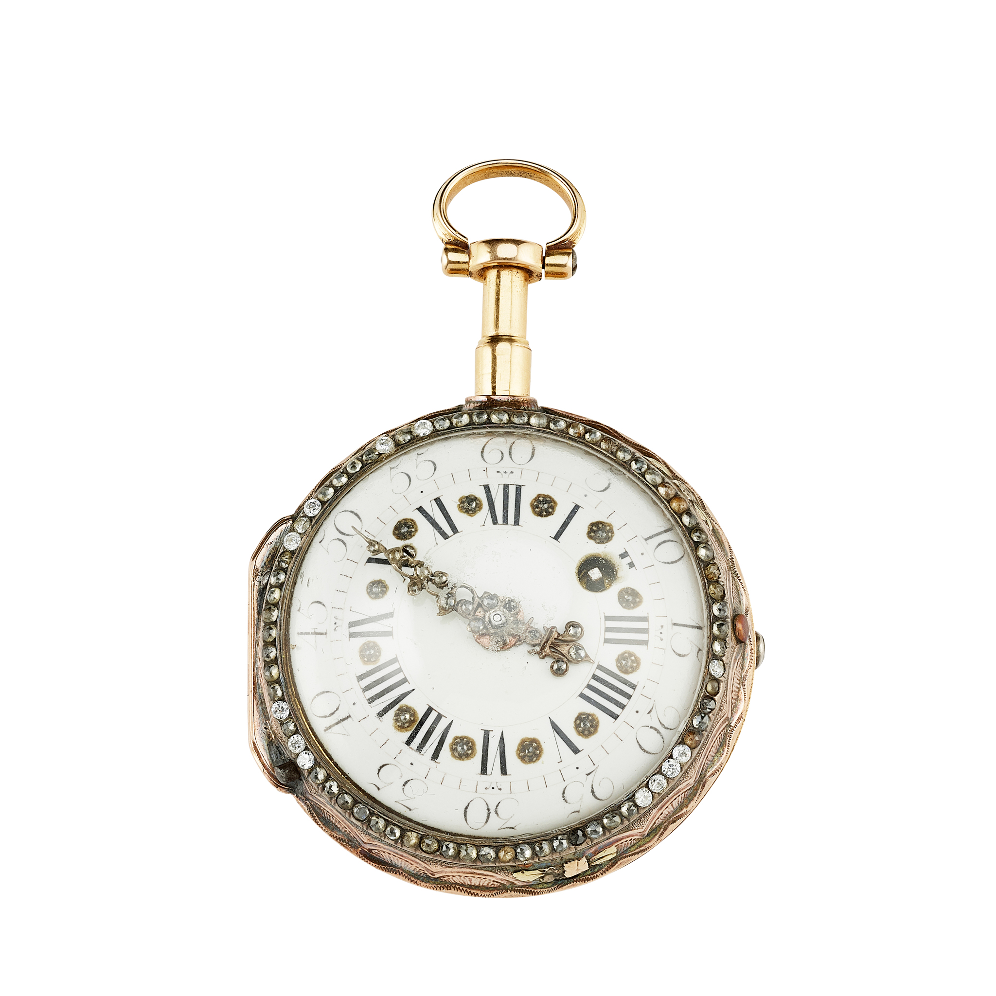 Lépine, Paris. A fine and rare gold key-wind pocket watch with quarter strike and dumb repeater
