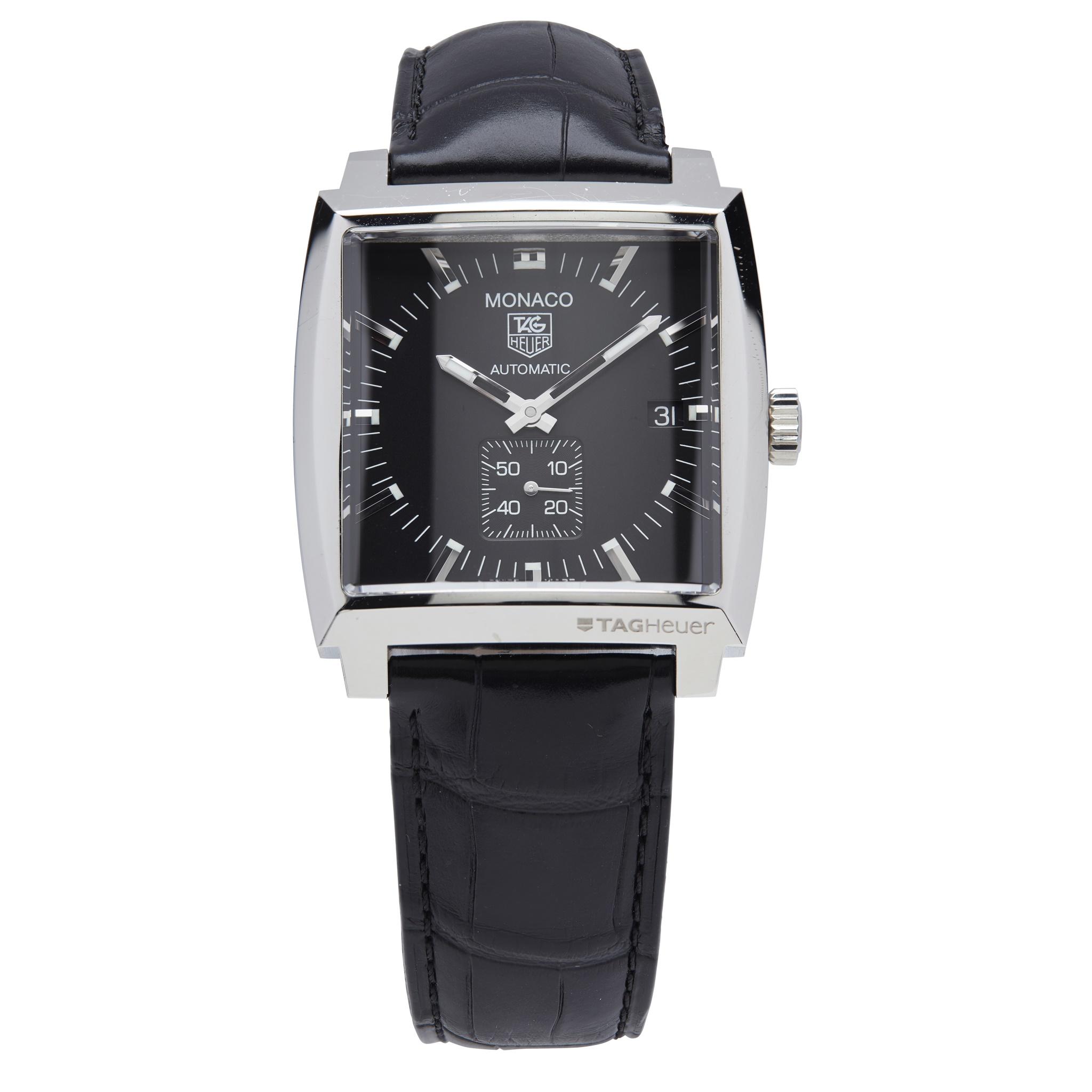 A gentleman’s stainless steel cased wristwatch, Tag Heuer
