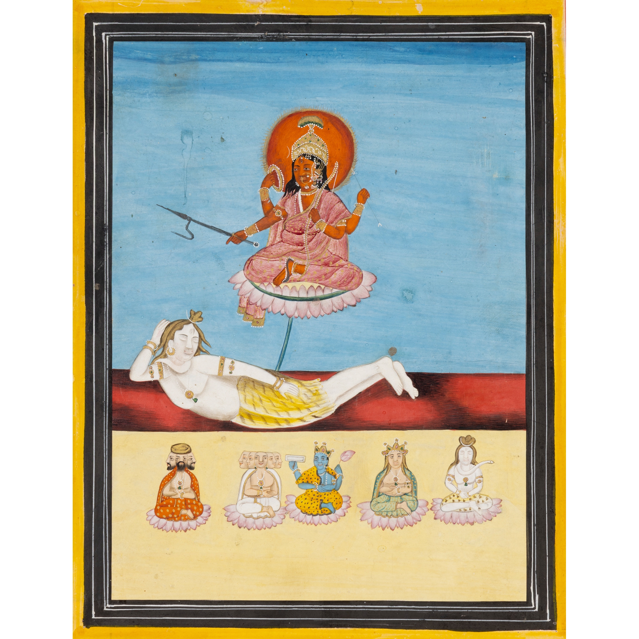 SIVA WORSHIPPED BY DEITIES