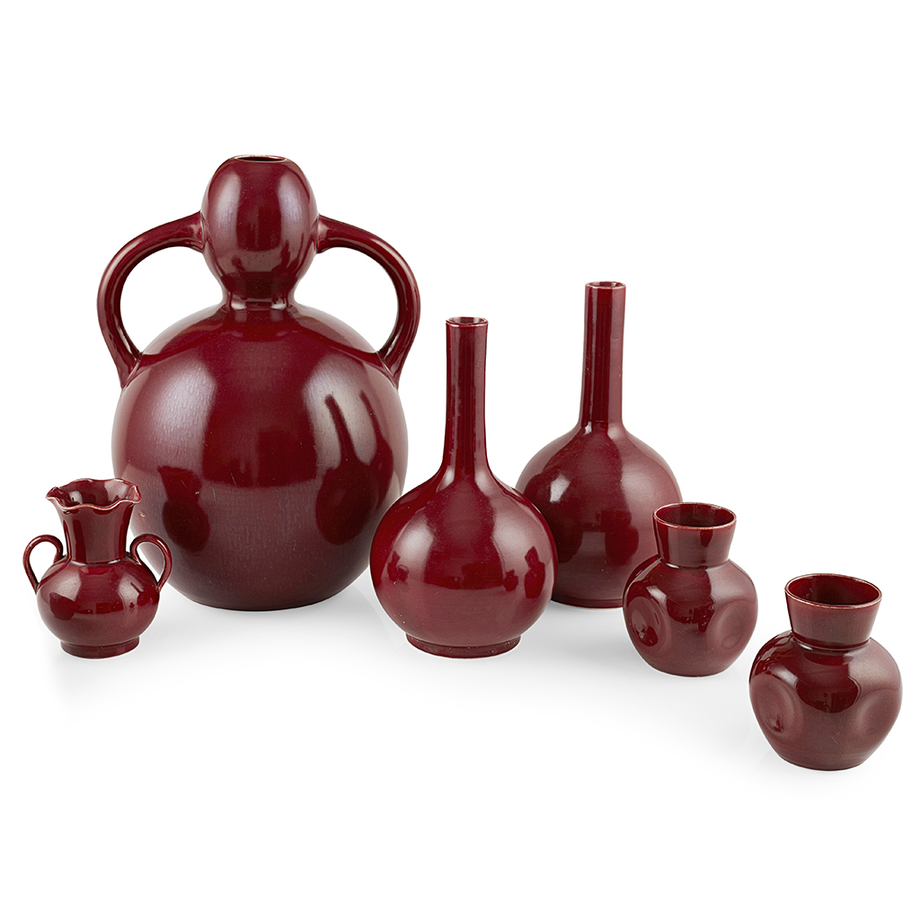 A GROUP OF EARLY SELF-COLOURED WEMYSS WARES