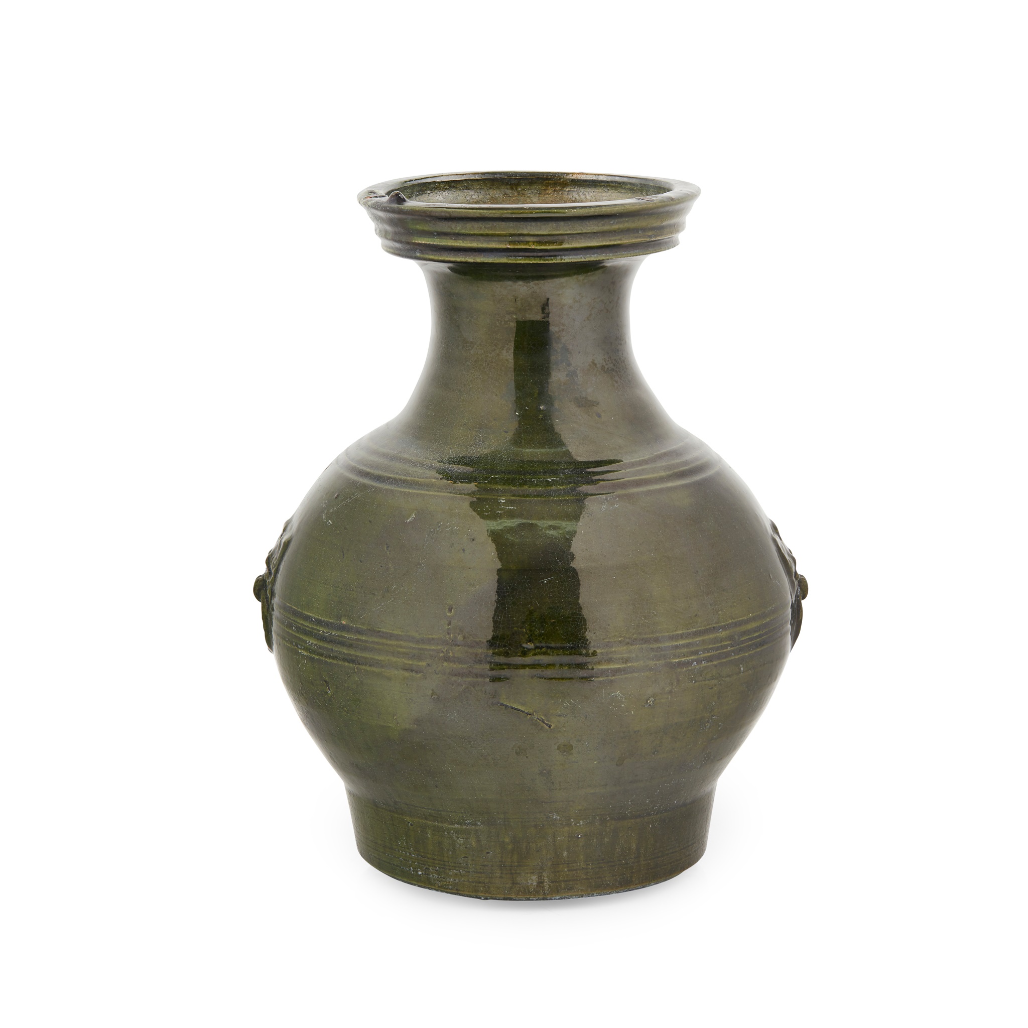 GREEN-GLAZED JAR