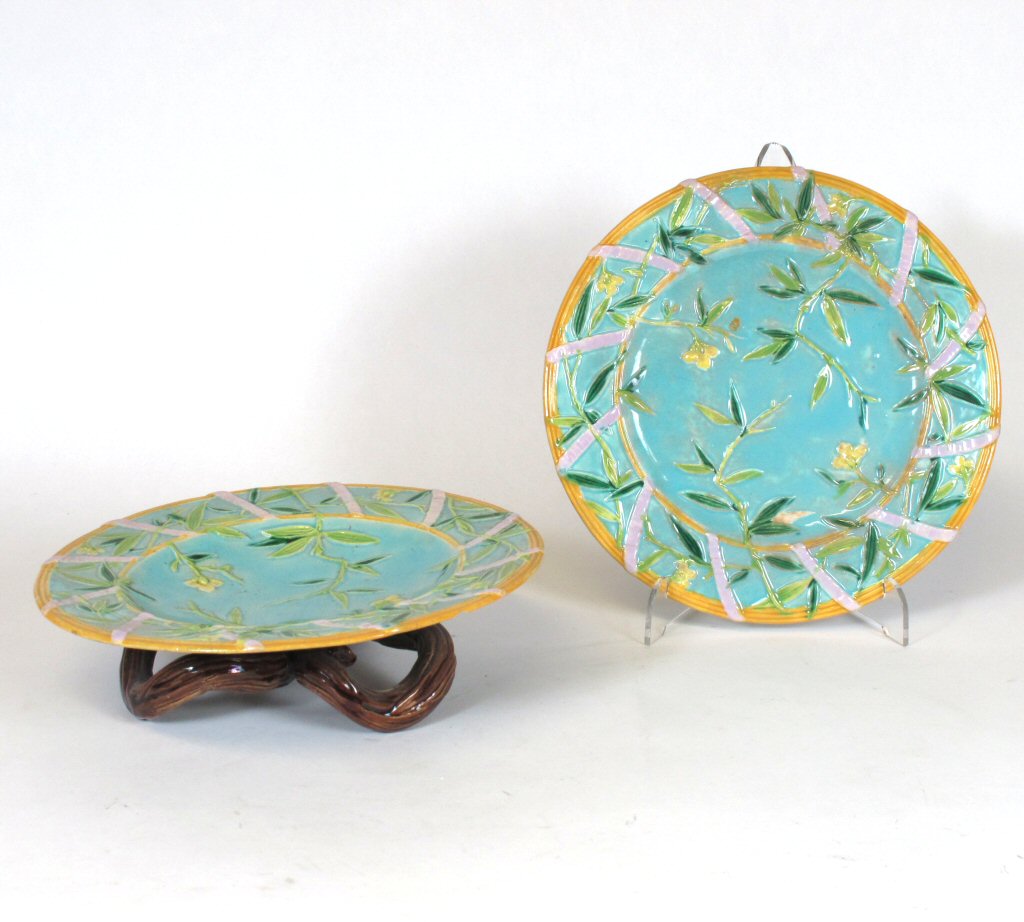 CONTINENTAL MAJOLICA PART FRUIT SERVICE