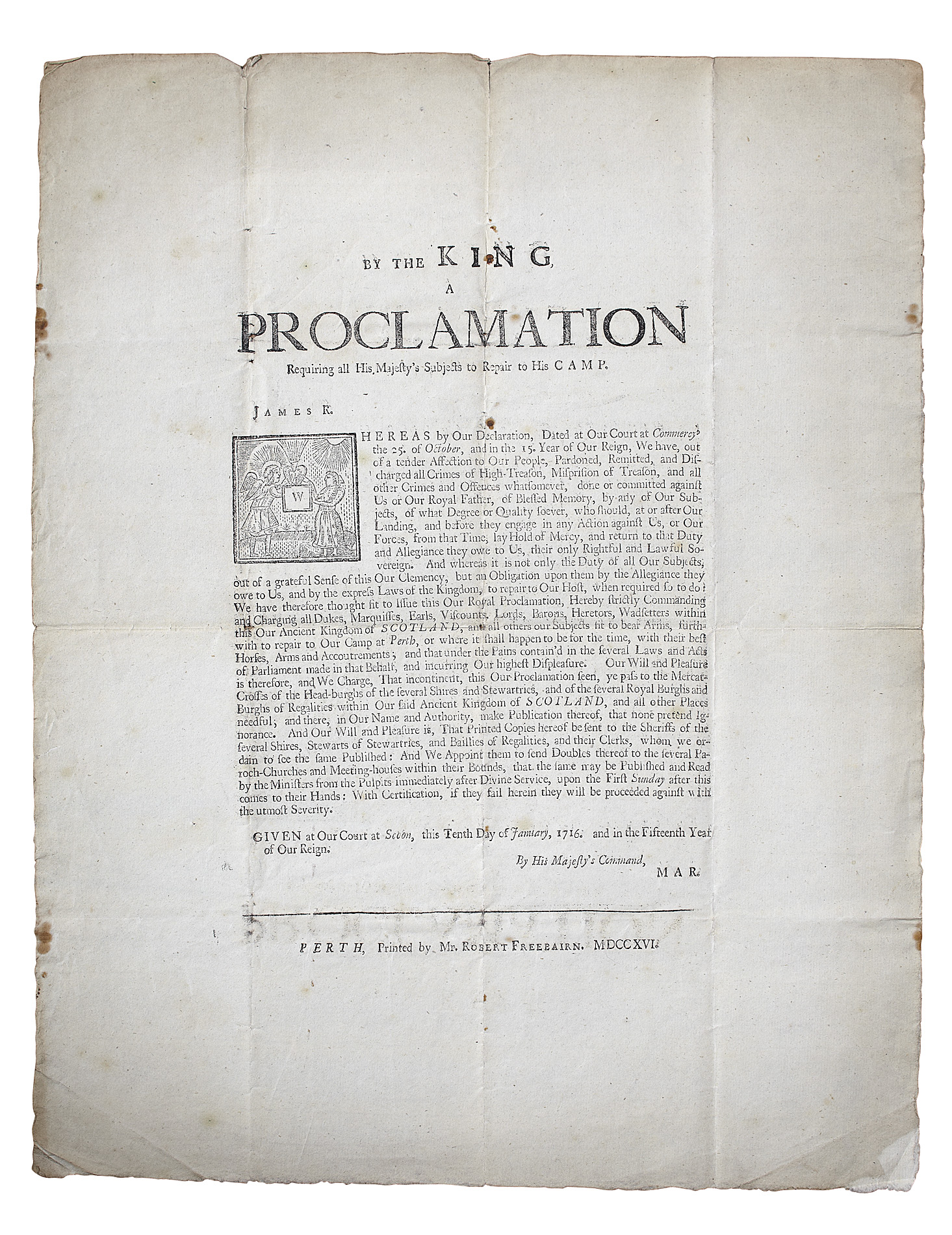 James, Prince of Wales (1688-1766) - 1715 Jacobite Rebellion